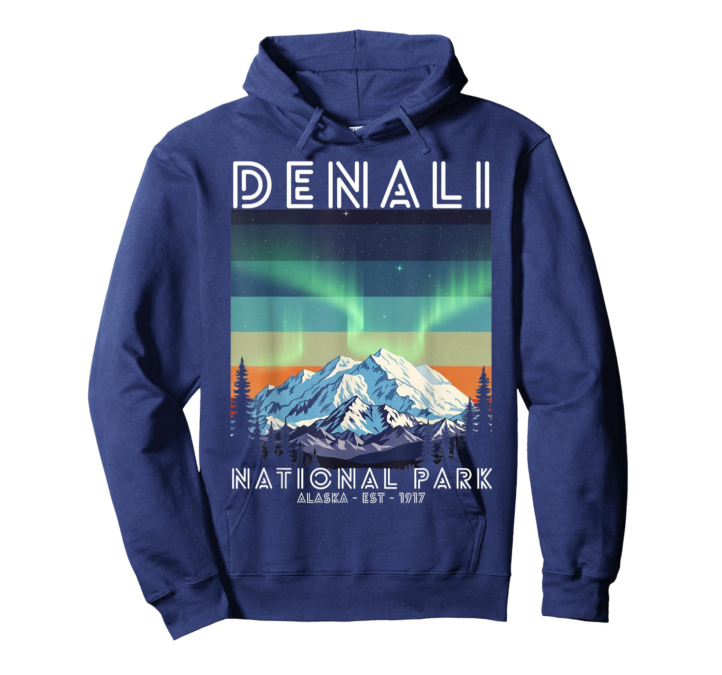 Denali National Park Vintage Alaska Denali Mountain Peak T-Shirt