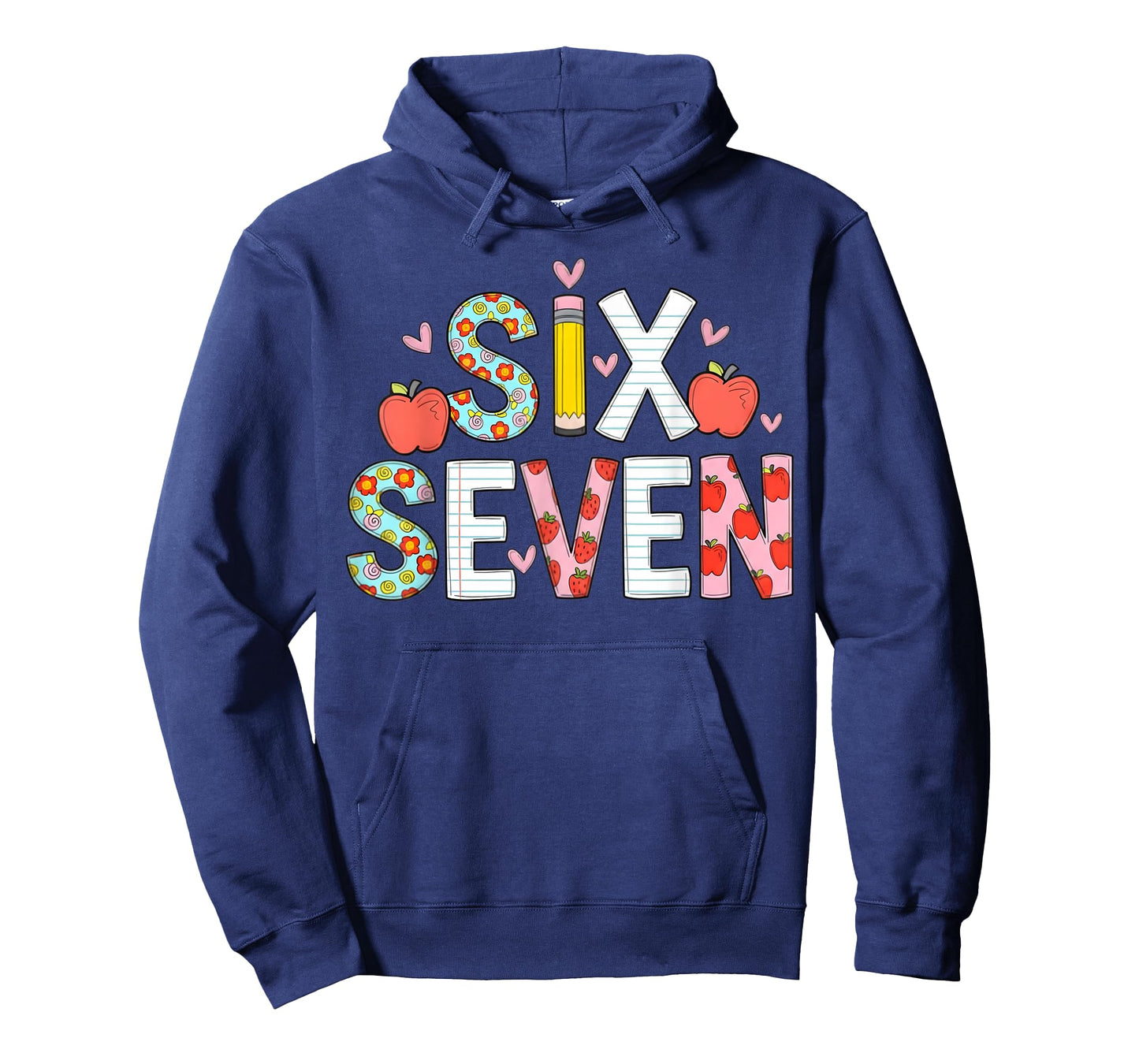 Funny Six Seven 6 7 Meme Teacher Design for Men Women Girls T-Shirt