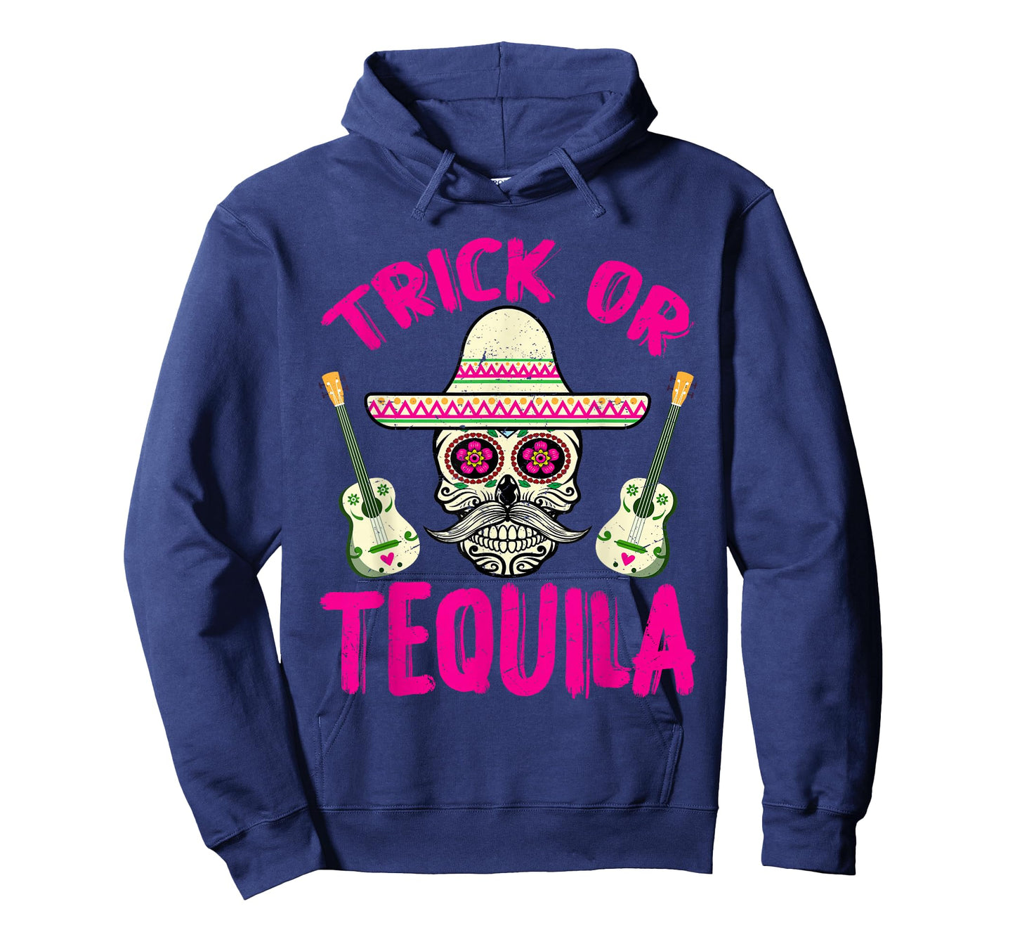 Trick or Tequila Bartender Men Women Funny Halloween Costume T-Shirt