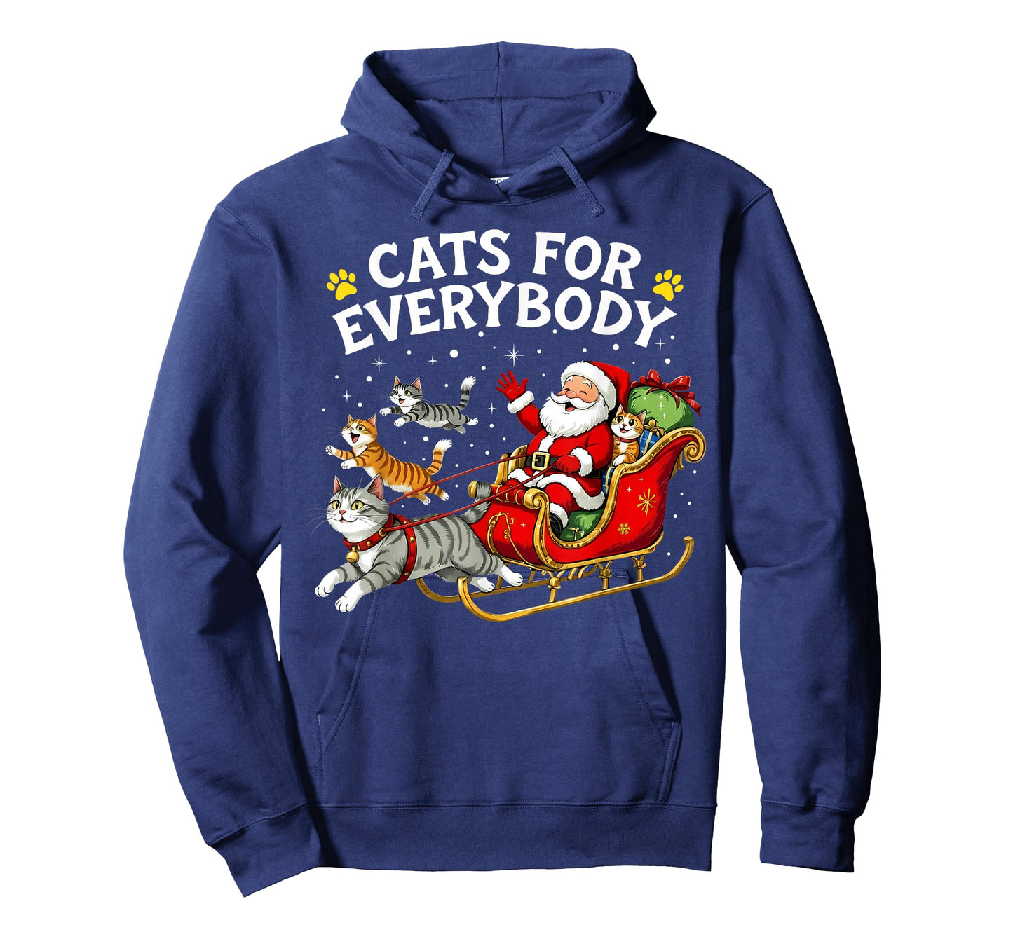 Cats for Everybody Christmas Cat Lover Funny Xmas Santa T-Shirt