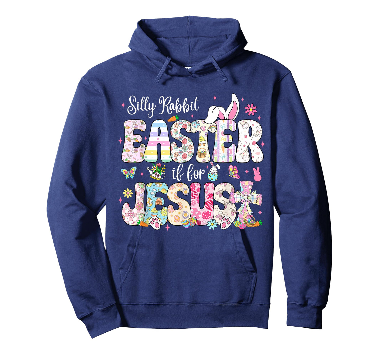 Silly Rabbit Easter is for Jesus Christian Religious Kids T-Shirt