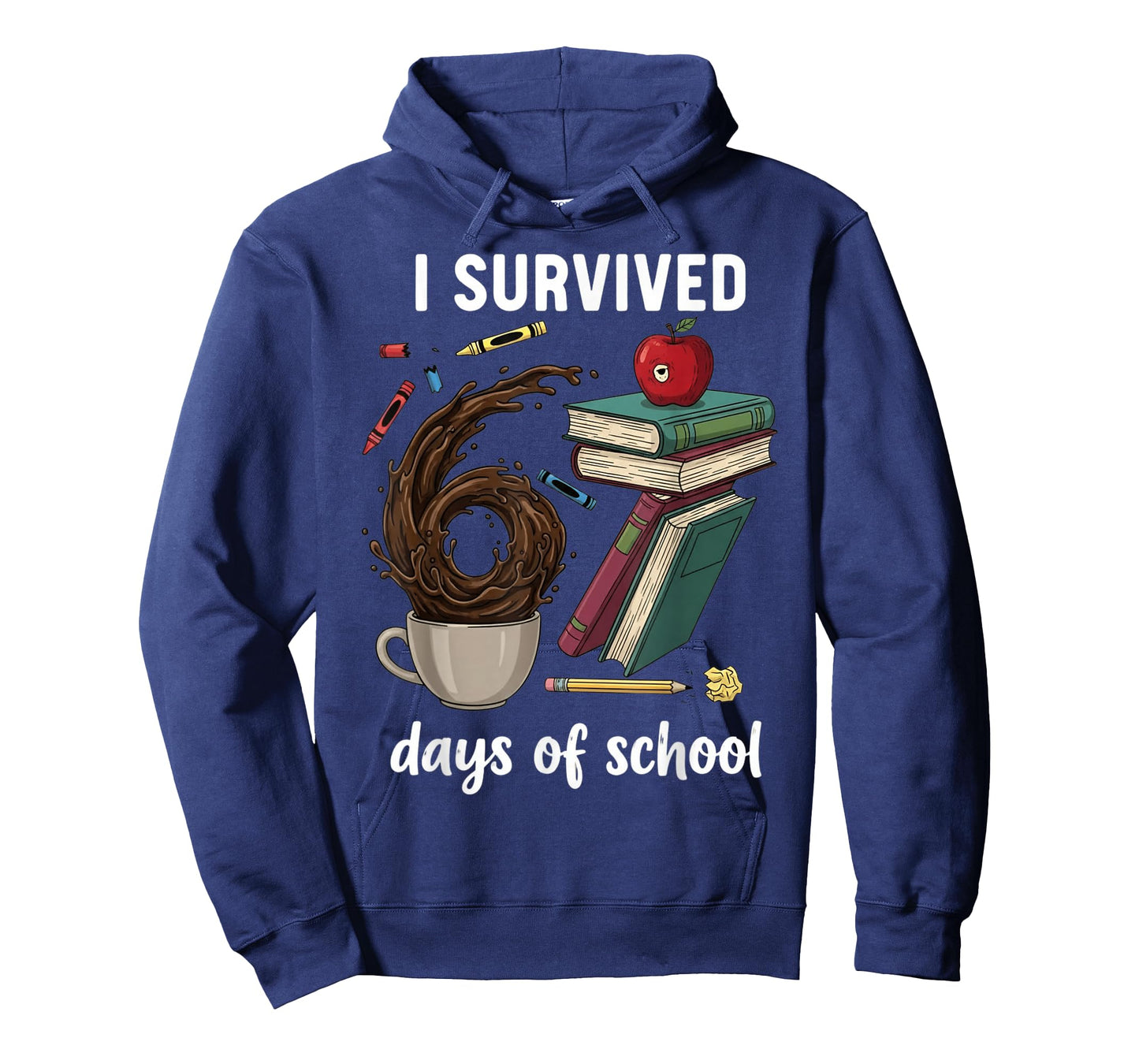 Teachers Students I Survived 67 Days of School Coffee T-Shirt