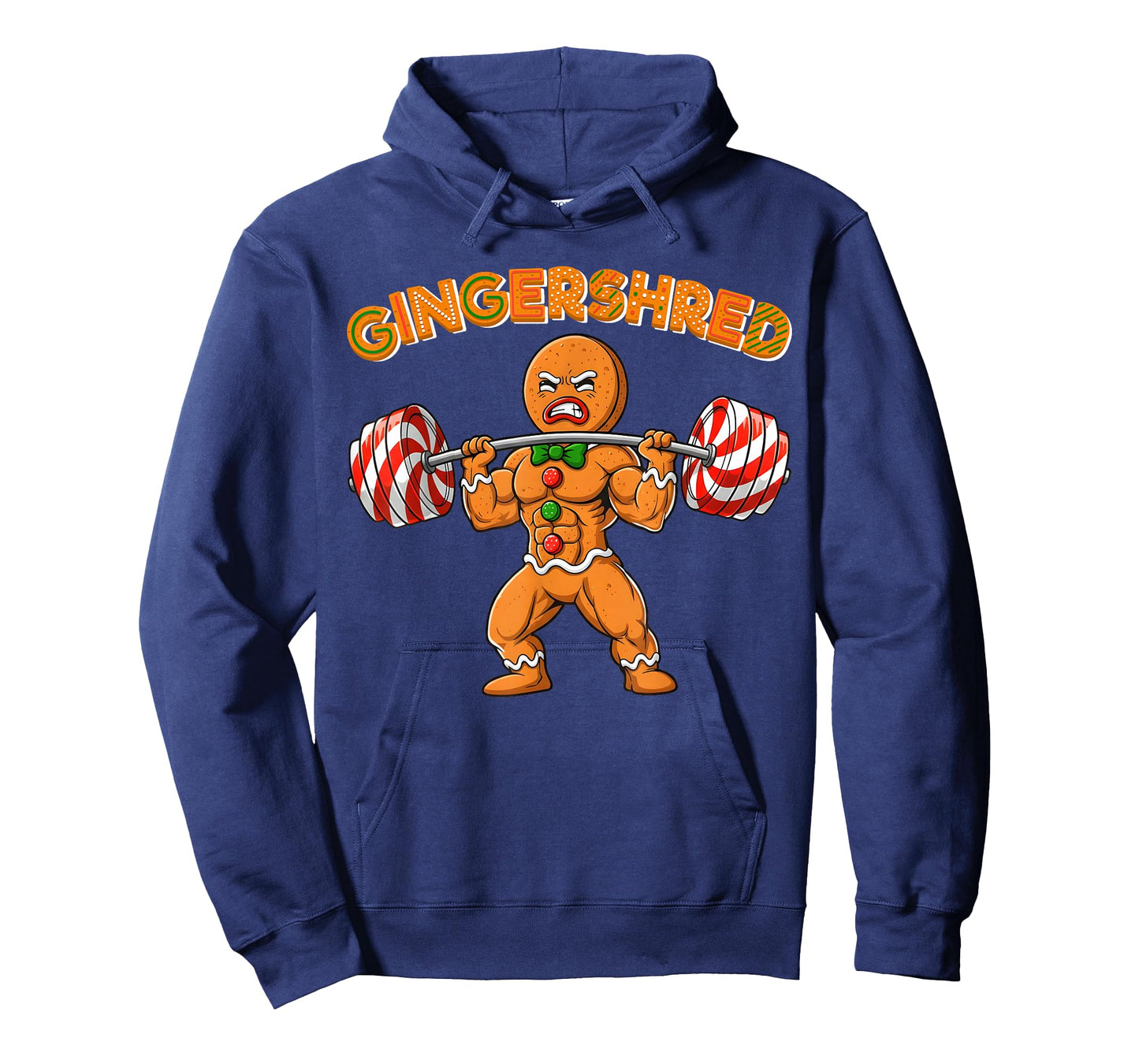 GingerShred Gingerbread Workout Pjs Christmas Xmas Men T-Shirt