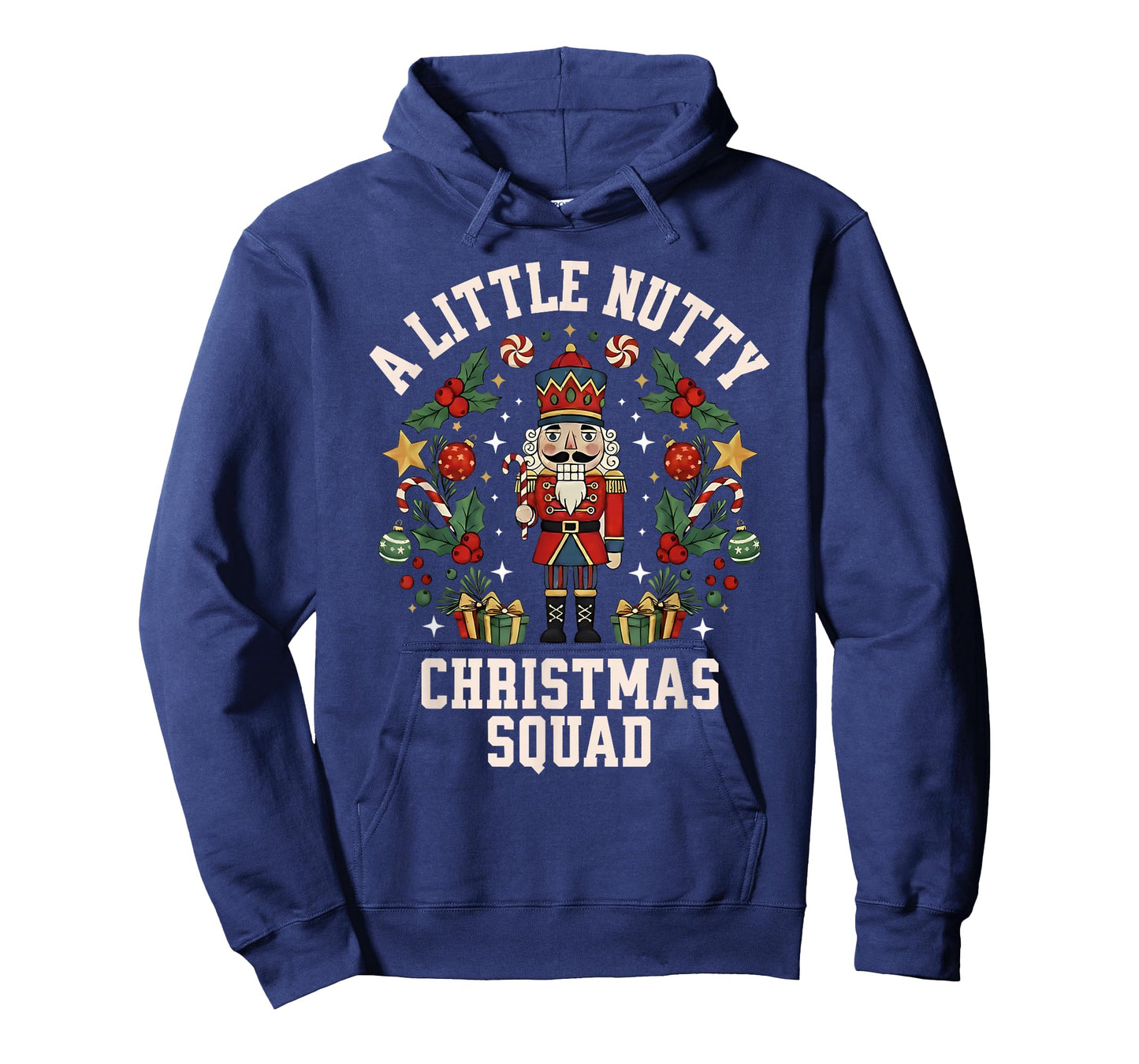 A Little Nutty Christmas Squad Nutcracker Market Crew Group T-Shirt