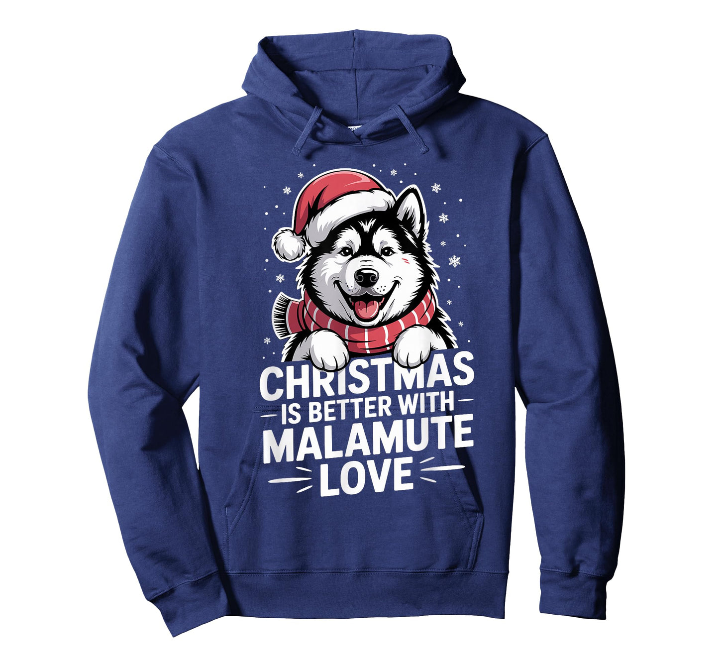 Funny Dog Christmas is Better with Alaskan Malamute Love T-Shirt
