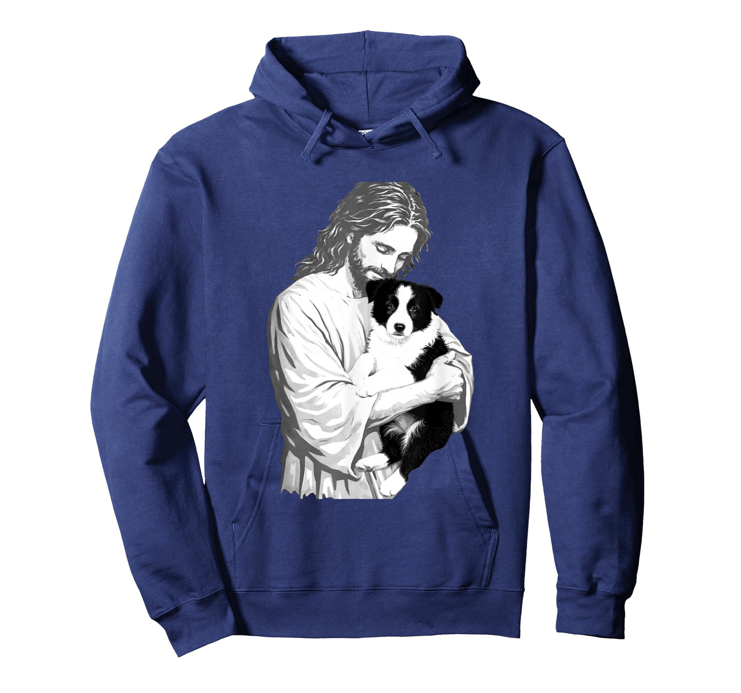 Funny Jesus Border Collie Dog Christian Faith Graphic T-Shirt