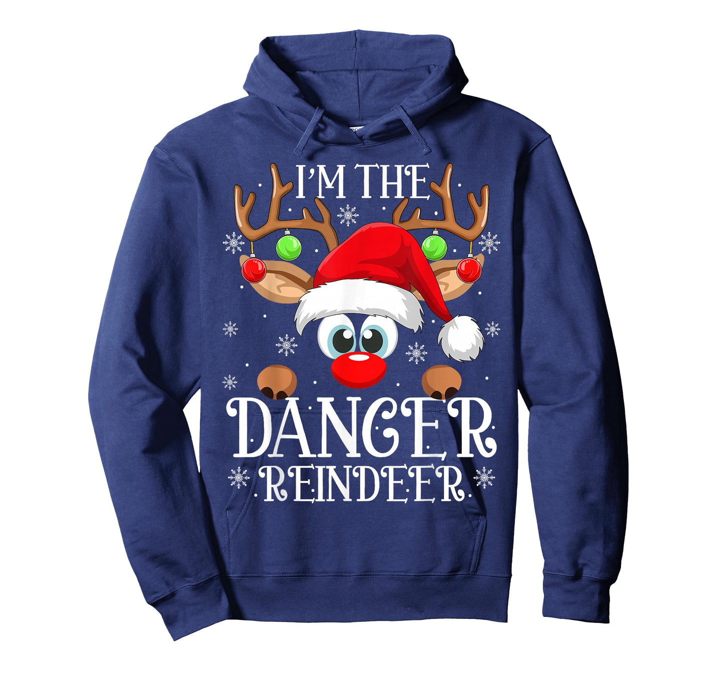 Dancer Reindeer Christmas Family Matching Funny Dancing Xmas T-Shirt