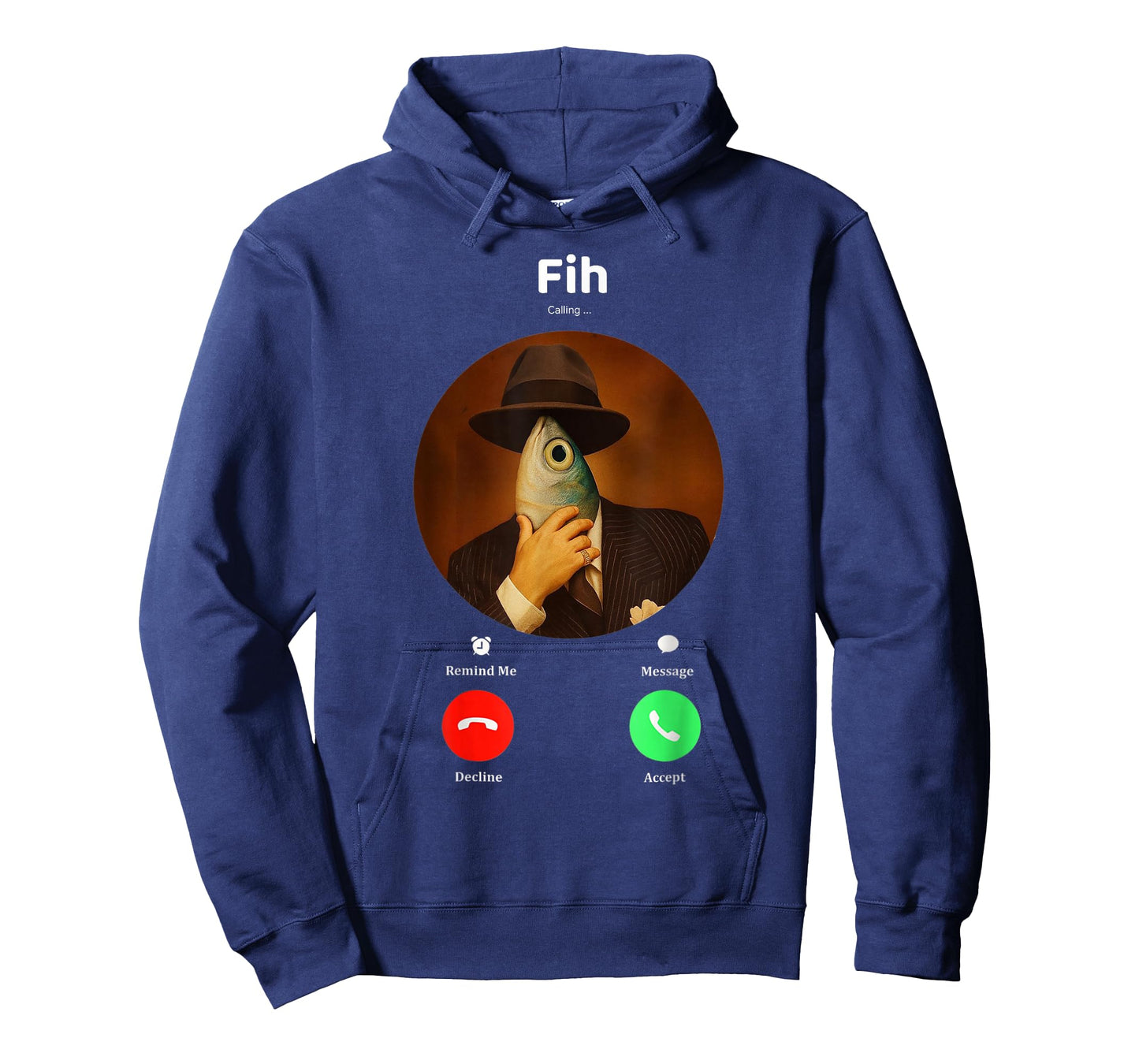 Fih Calling Meme – Funny Fish Incoming Call Humor T-Shirt