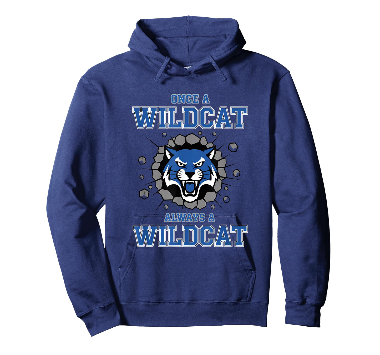 Cat Wildcat School Spirit Once A Wildcat Always A Wildcat T-Shirt