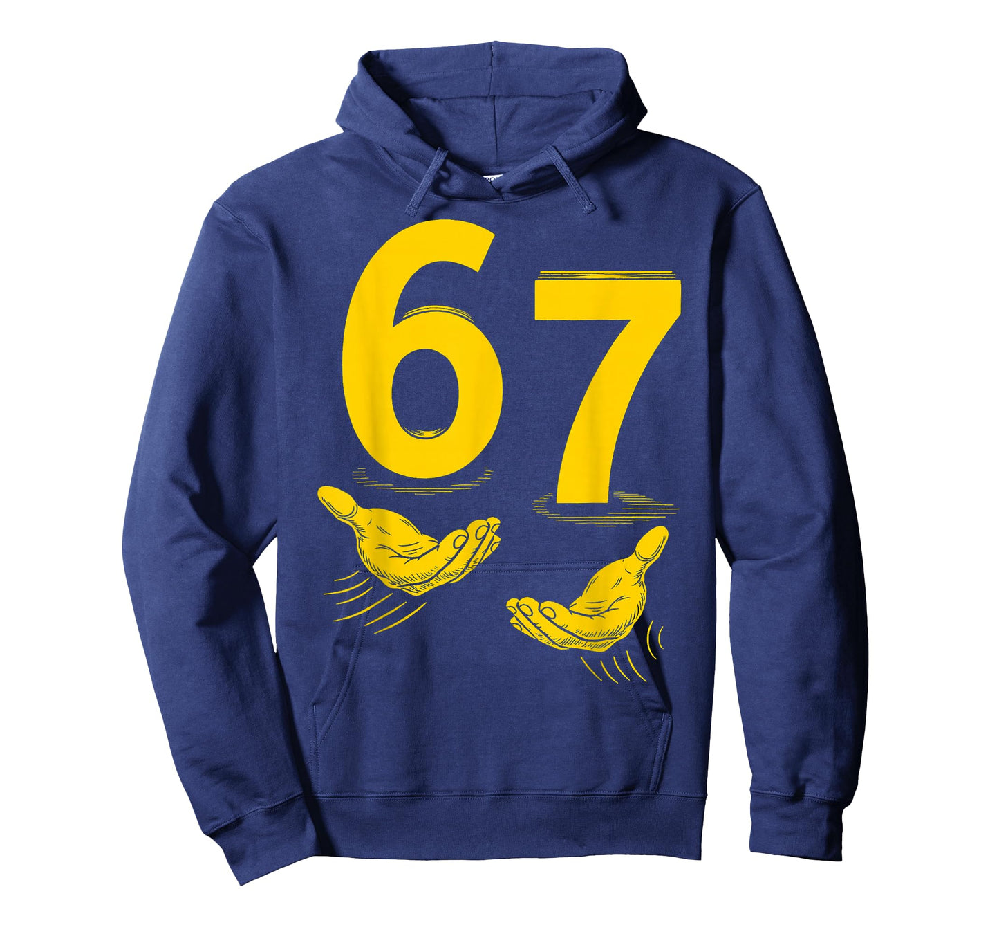 Six Seven 67 6 7 Kids 67 Teen Boys 6-7 Meme Hands 6/7 T-Shirt