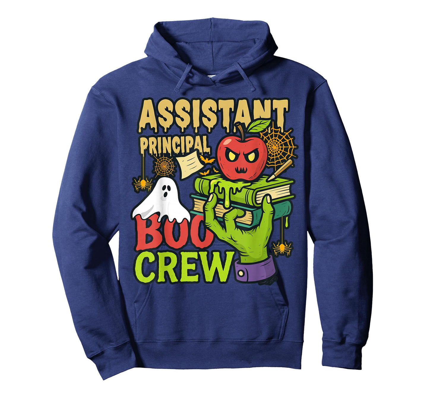 Halloween Assistant Principal Costume Teacher Boo Crew Funny T-Shirt