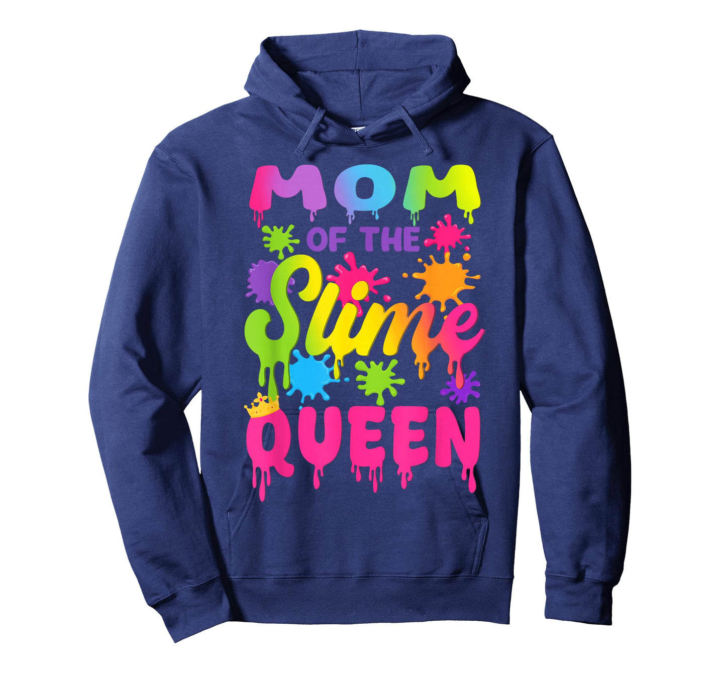 Mom of The Slime Queen Birthday Girl Family Party T-Shirt