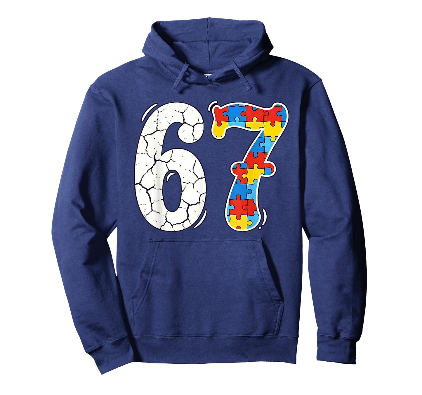 67 Six Seven Puzzle Autism Awareness T-Shirt