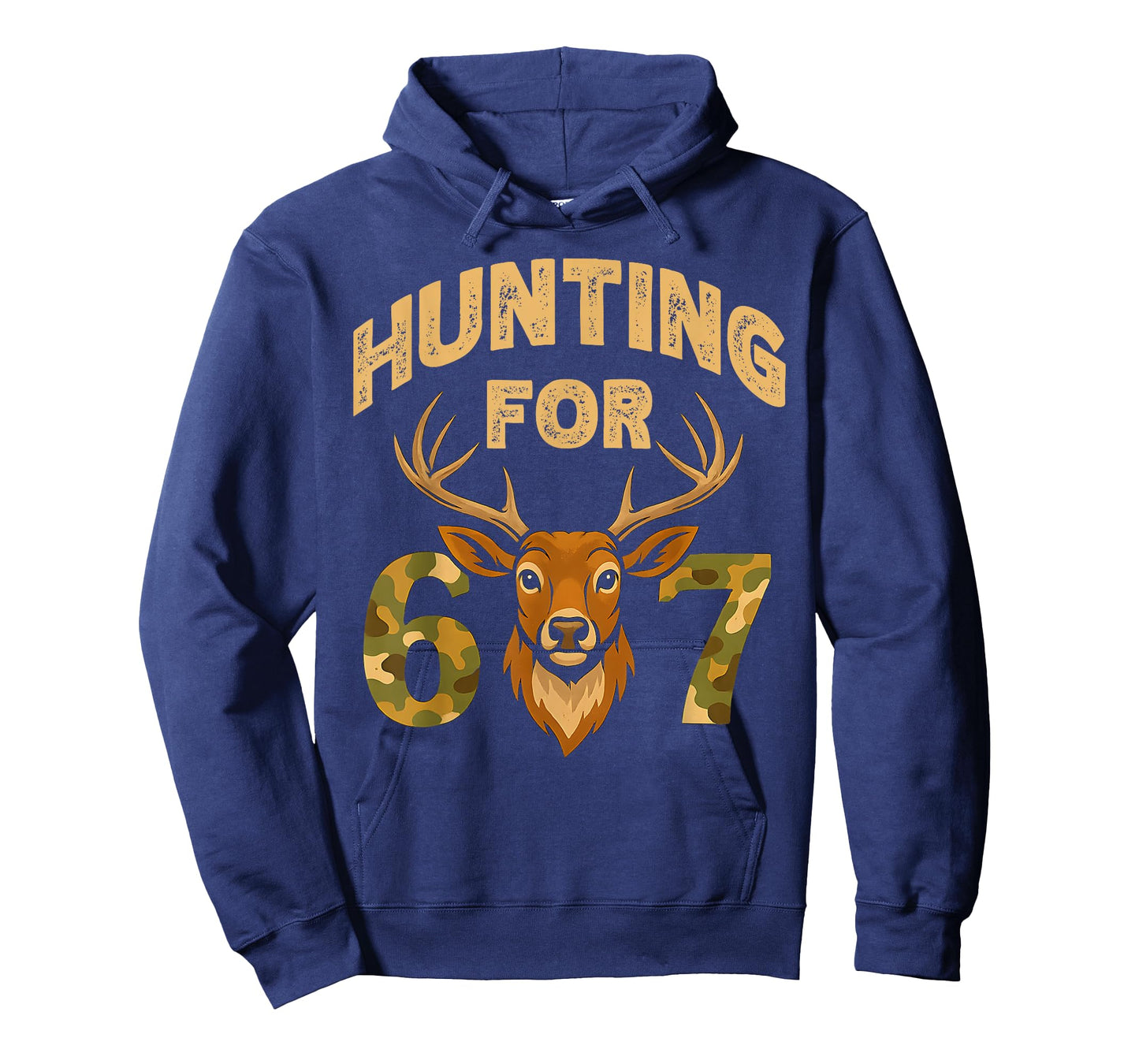 Funny 67 Camo Deer Hunting-Themed 6 7 Meme Boys Kids 6-7 T-Shirt
