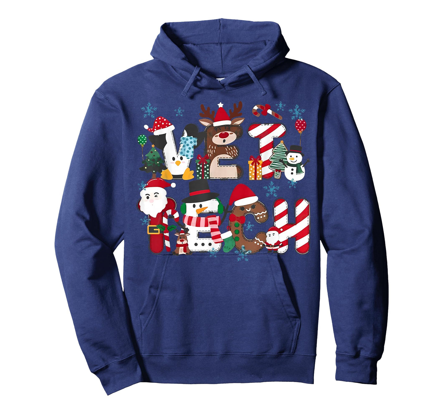 Vet Tech Christmas Veterinary Tech Medicine Veterinarian T-Shirt