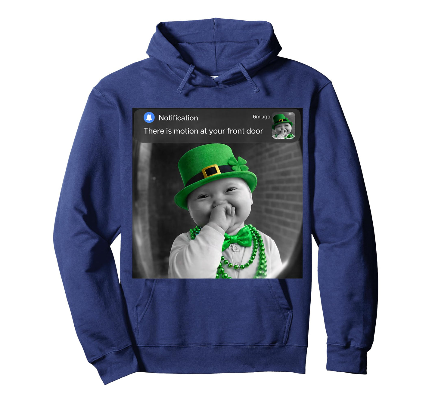 Funny Niche Ai Baby with Motion Meme St Patricks Day T-Shirt