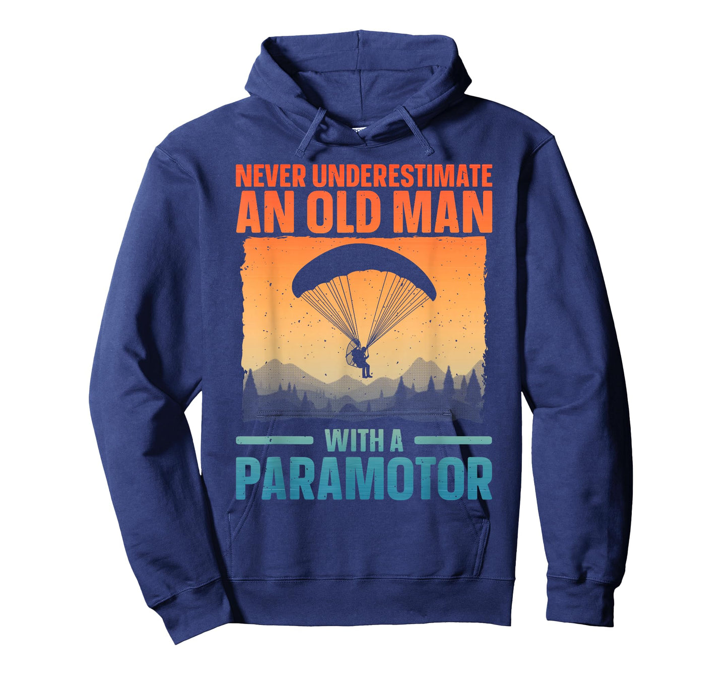 Cool Paramotor Art for Men Grandpa Paragliding Paramotoring T-Shirt