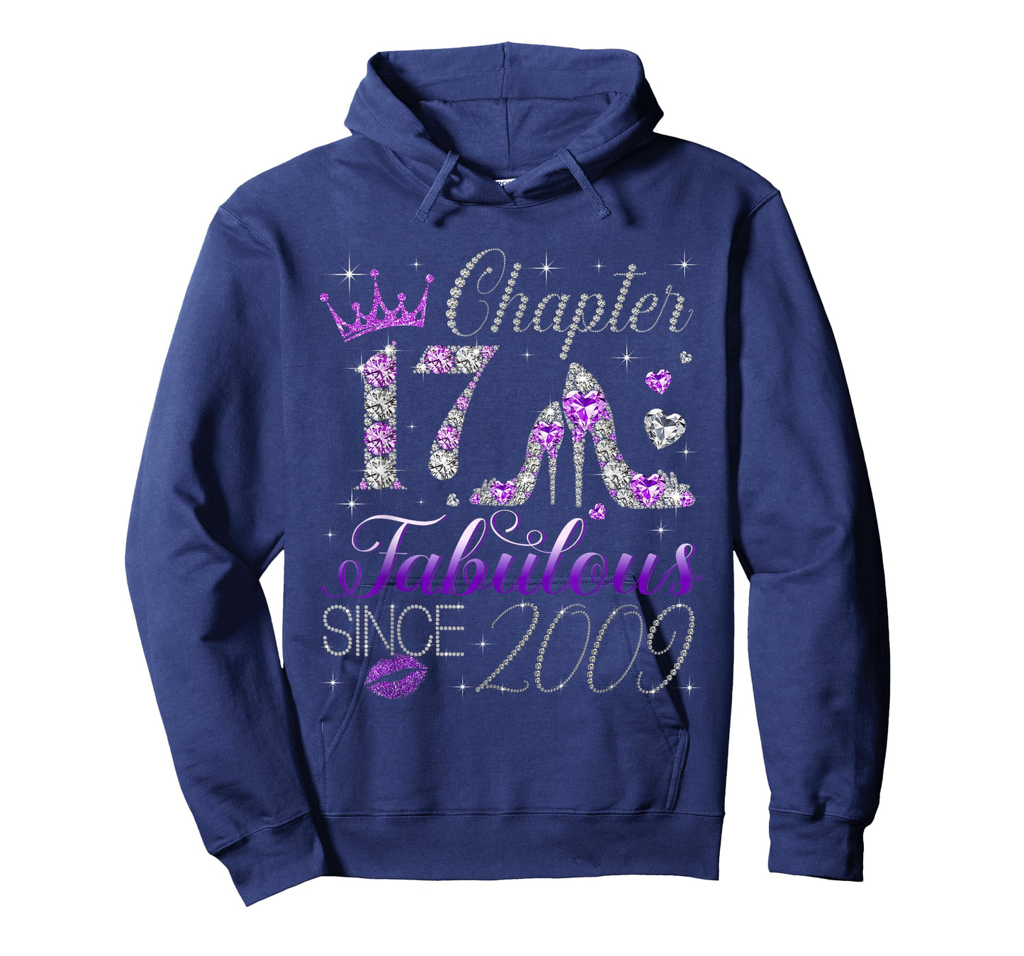 Chapter 17 Fabulous Since 2009 17Th Birthday Women Girls T-Shirt