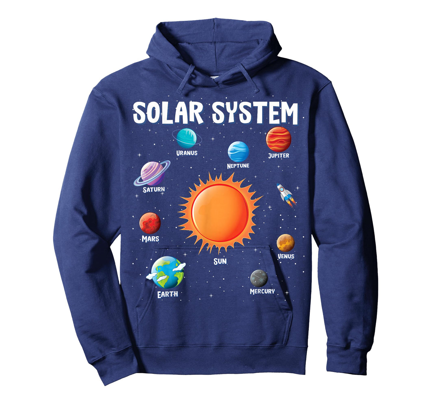 Solar System Planets Science Space Boys Girls Kids T-Shirt