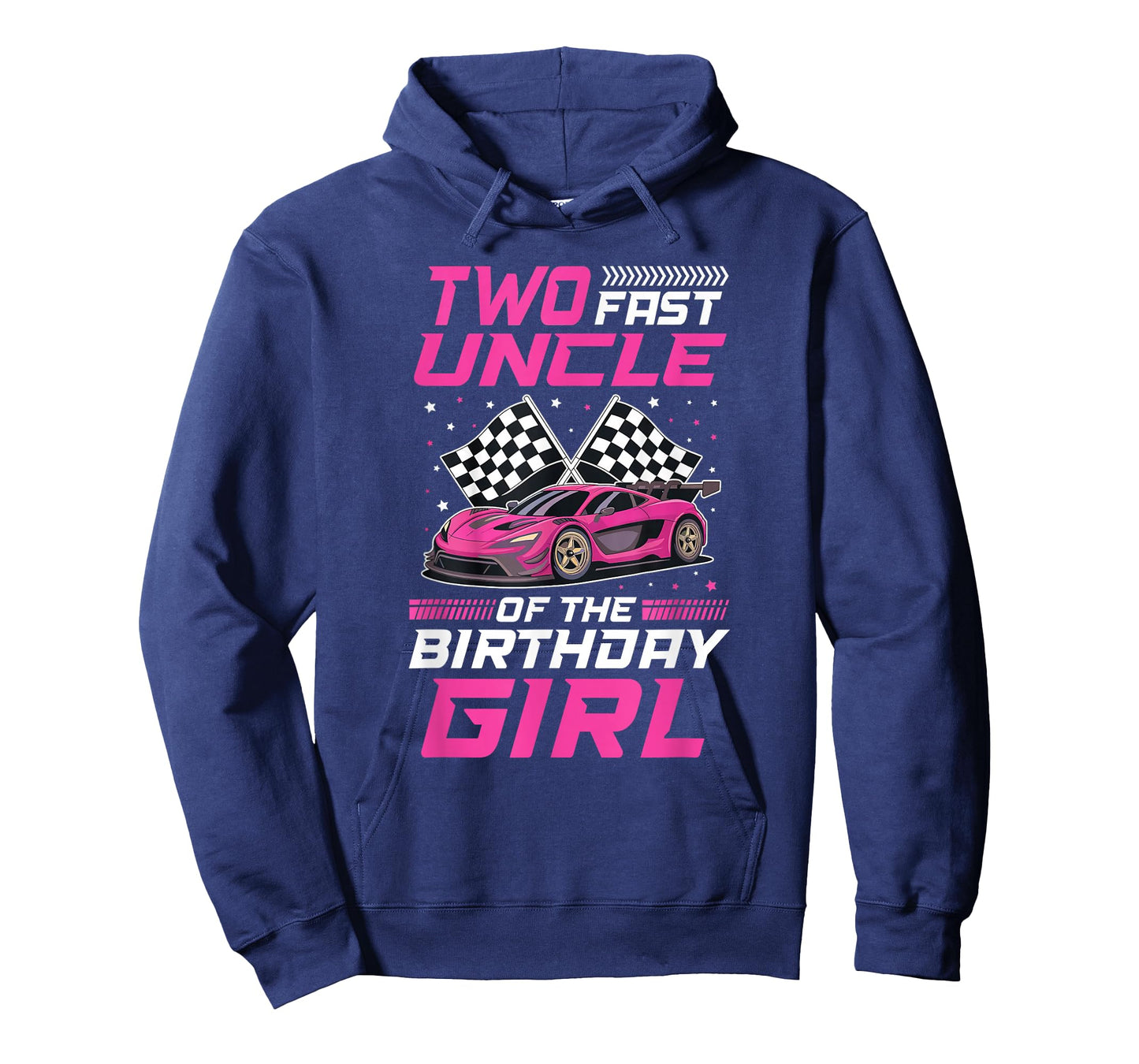 Two Fast Uncle of The Birthday Girl Racing Family Pit Crew T-Shirt