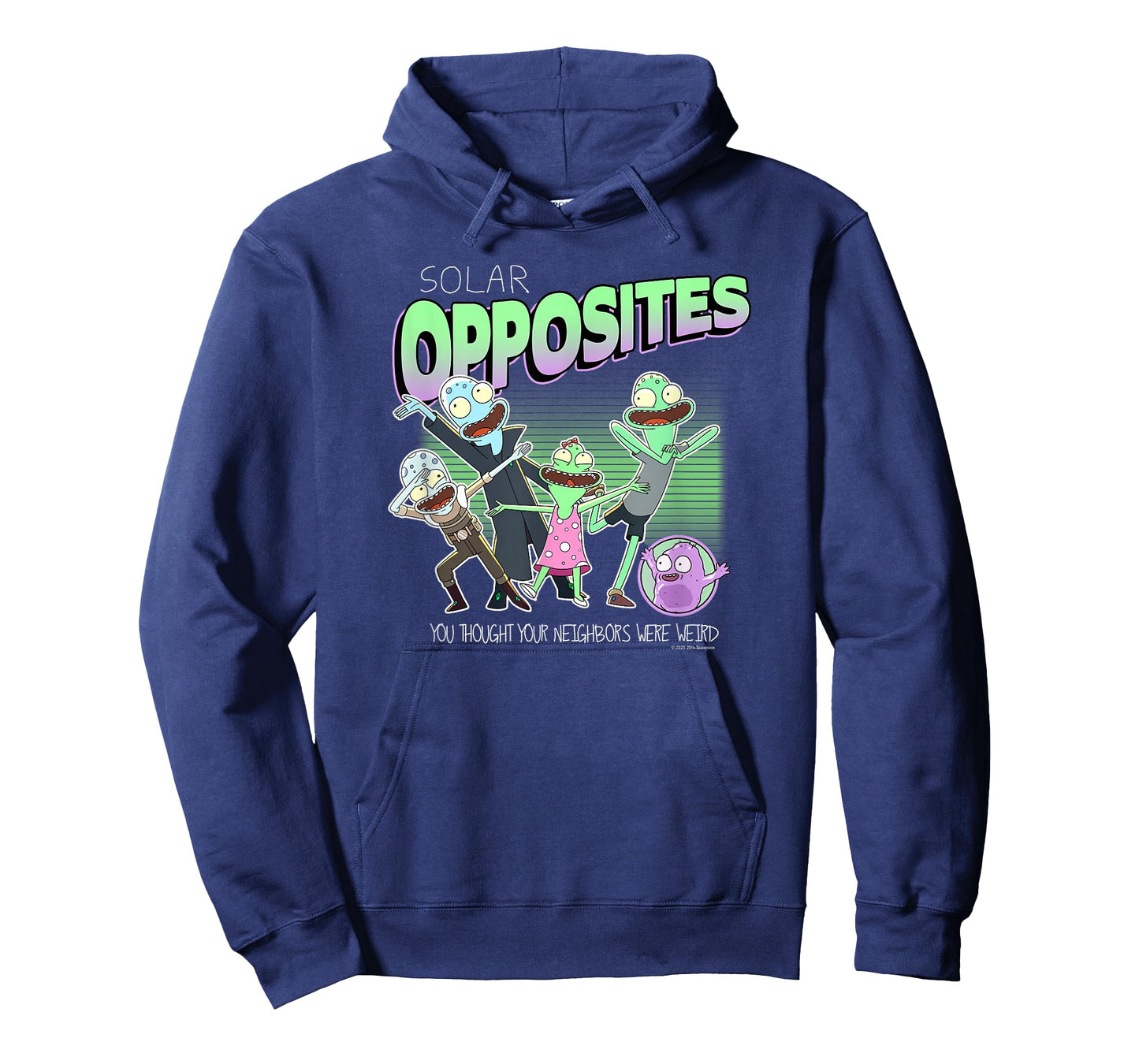 Solar Opposites Character Group Weird Neighbors Cartoon T-Shirt