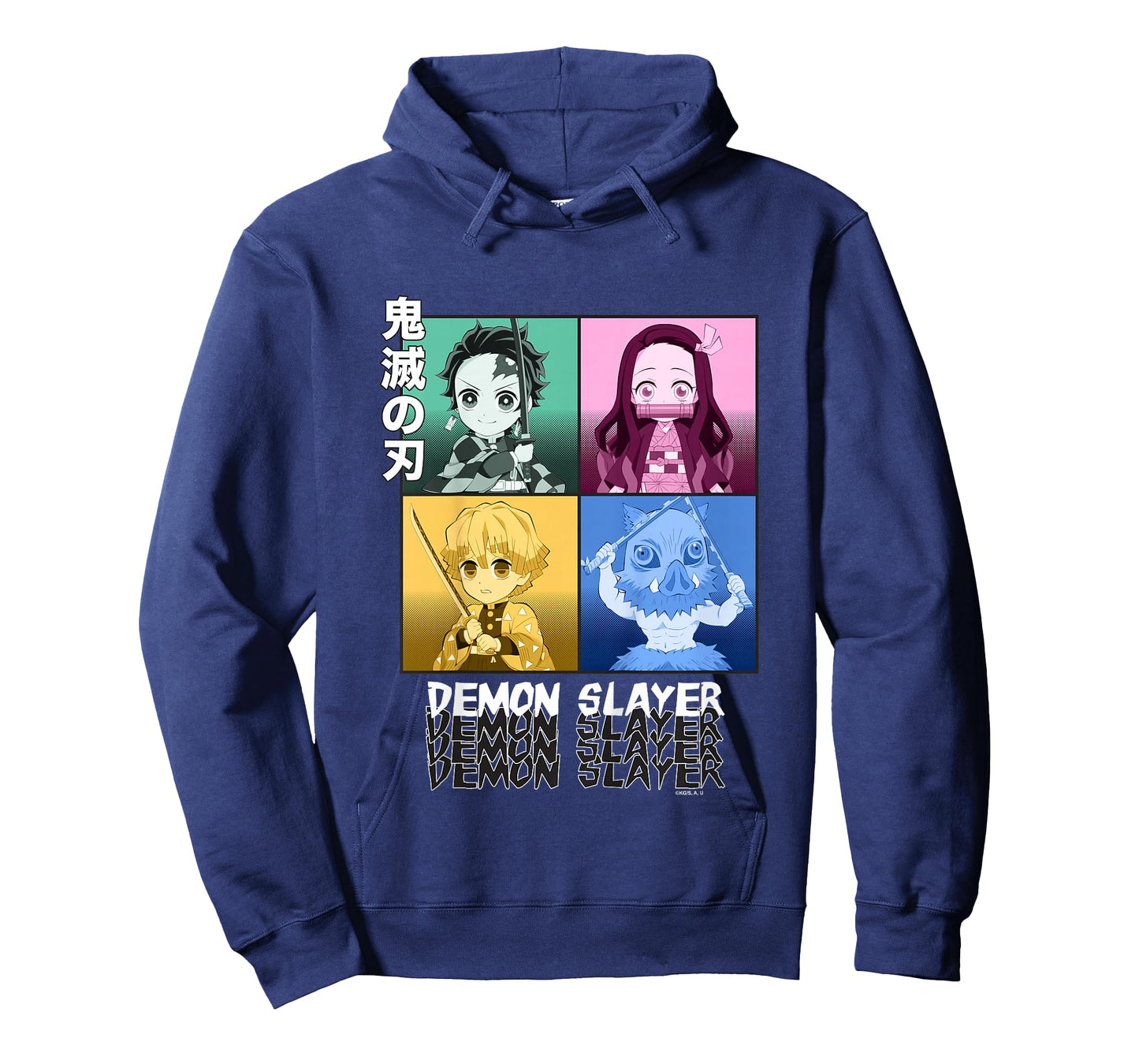 Kids Demon Slayer: Kimetsu no Yaiba Pop Art Chibi T-Shirt
