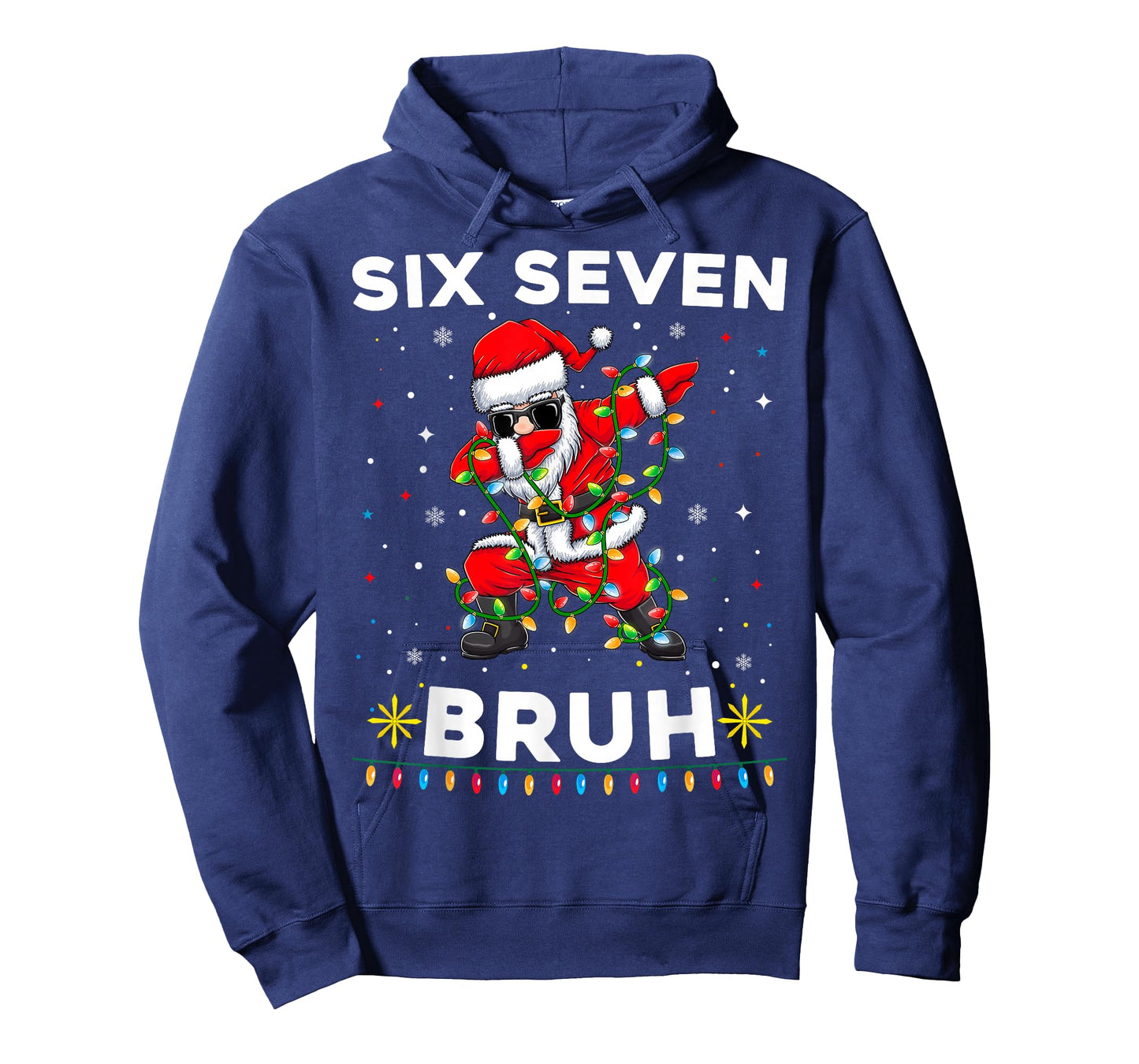 Six Seven Santa Christmas 6 7 Bruh Meme Gen Alpha Boys 67 T-Shirt