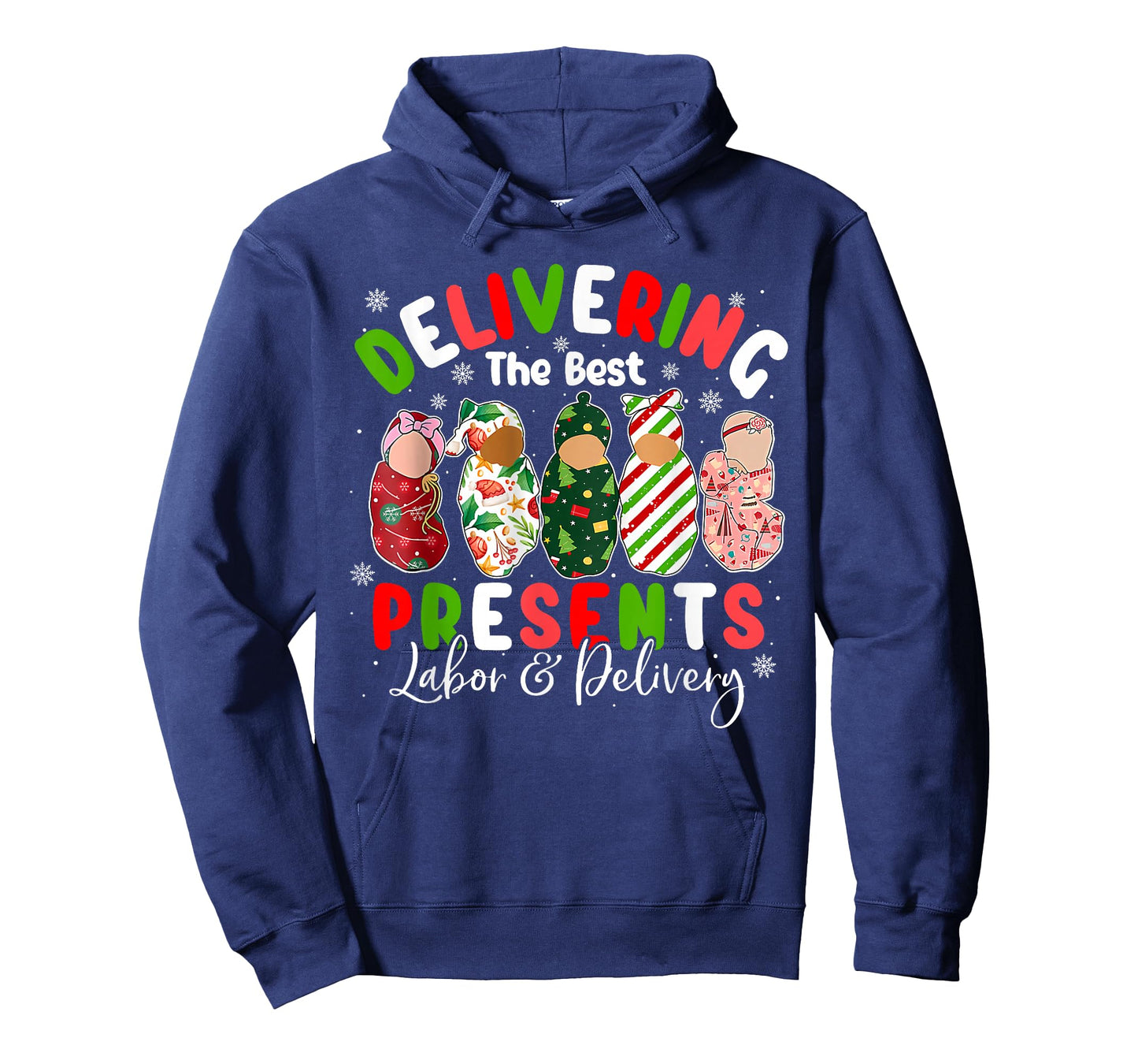 Delivering The Best Present Labor & Delivery Nurse Xmas T-Shirt