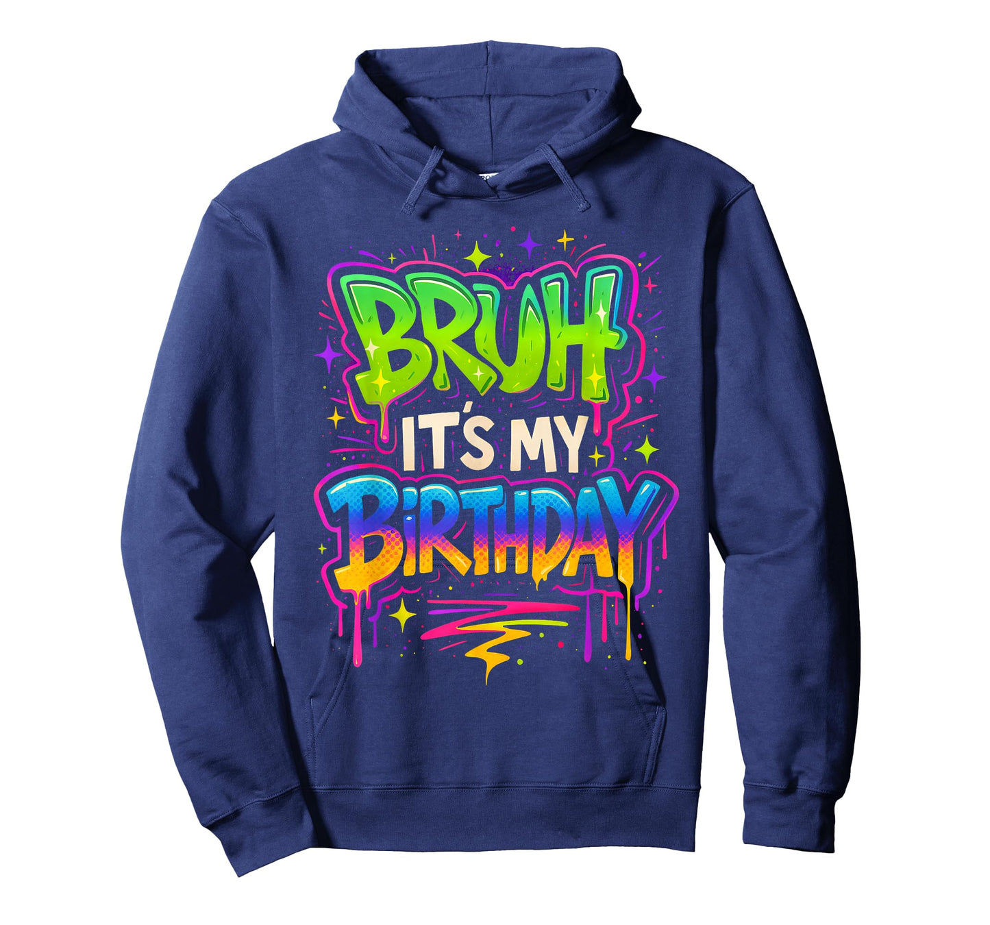 Bruh Graffiti Birthday Party Bday Meme Saying Boys Teen Kids T-Shirt
