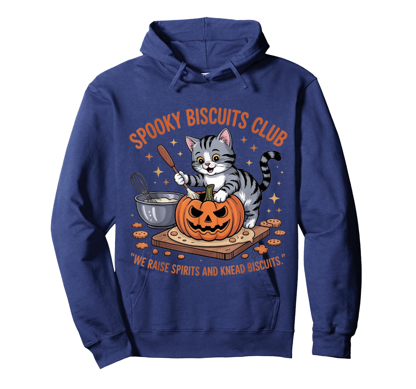 Spooky Biscuits Club Cat, Funny Halloween T-Shirt