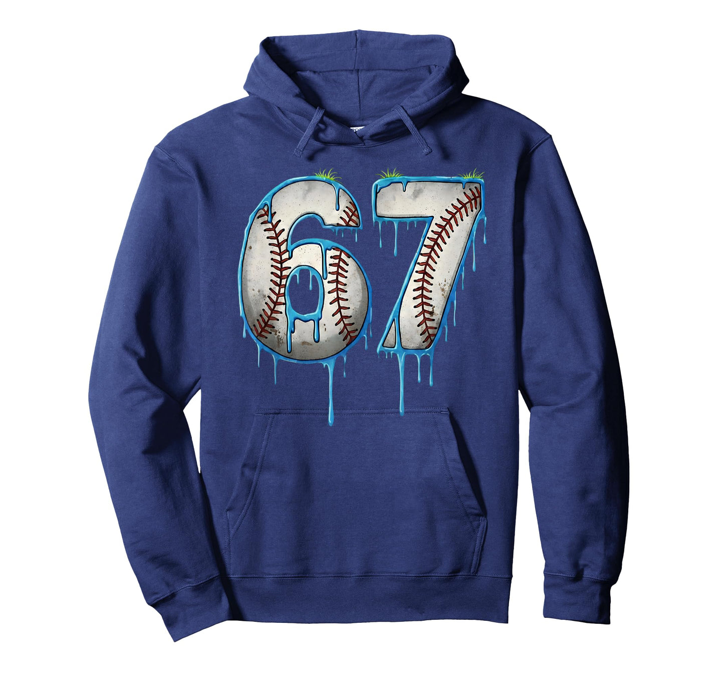 Baseball 67 Six Seven Meme Funny 6-7 Drip Baseball Boys Men T-Shirt