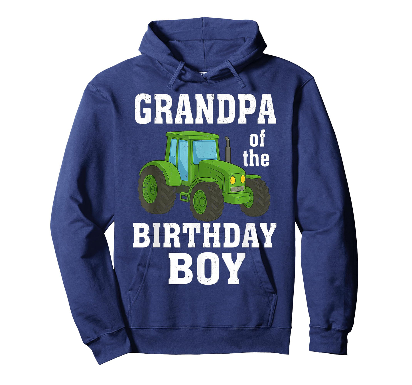 Funny Grandpa of The Birthday Boy Tractor Farm Family T-Shirt