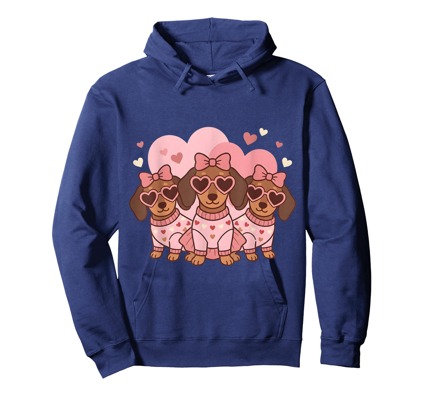 Cute Dachshund Valentines Heart Dog Lover Men Women Kid T-Shirt