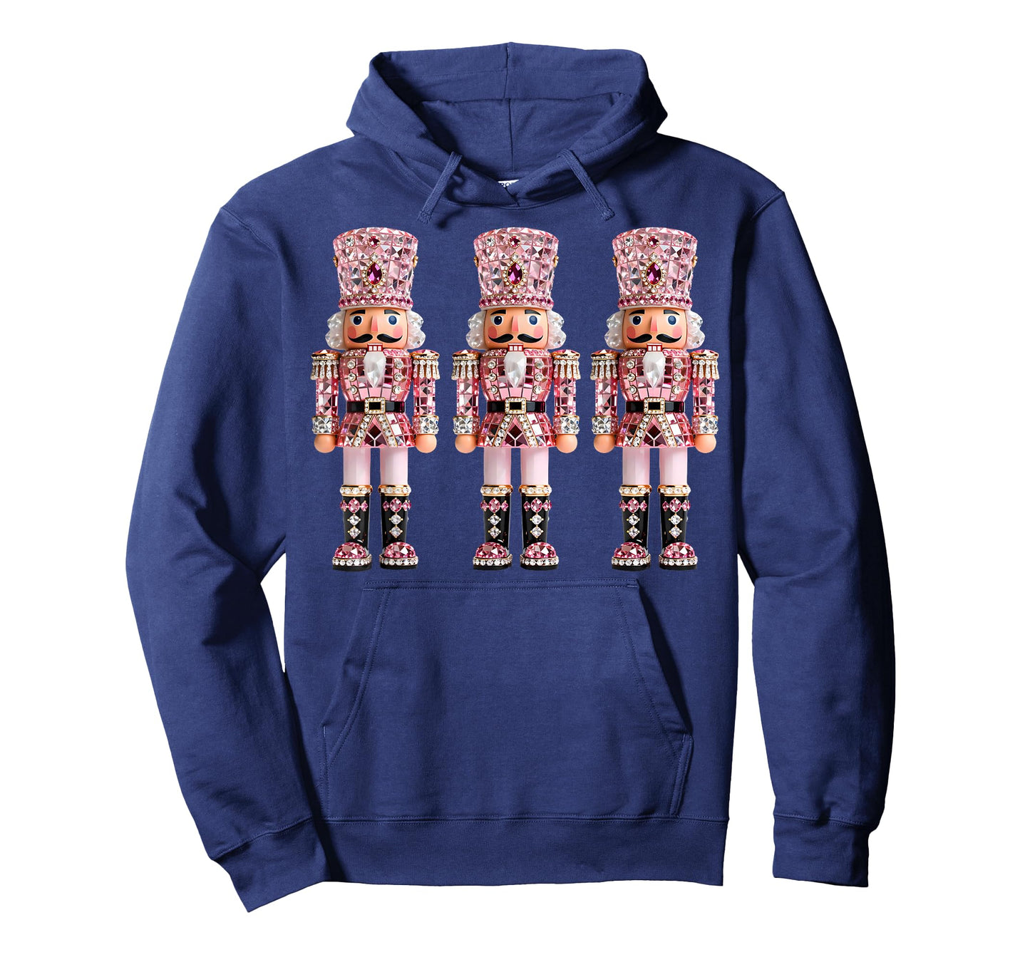 Nutcrackers Pink Bling Christmas Coquette Holiday Matching T-Shirt