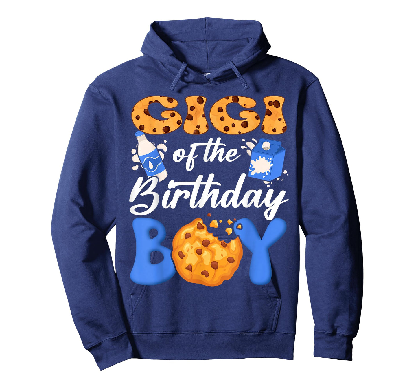 Gigi of The Birthday Boy Milk and Cookies 1St Birthday T-Shirt
