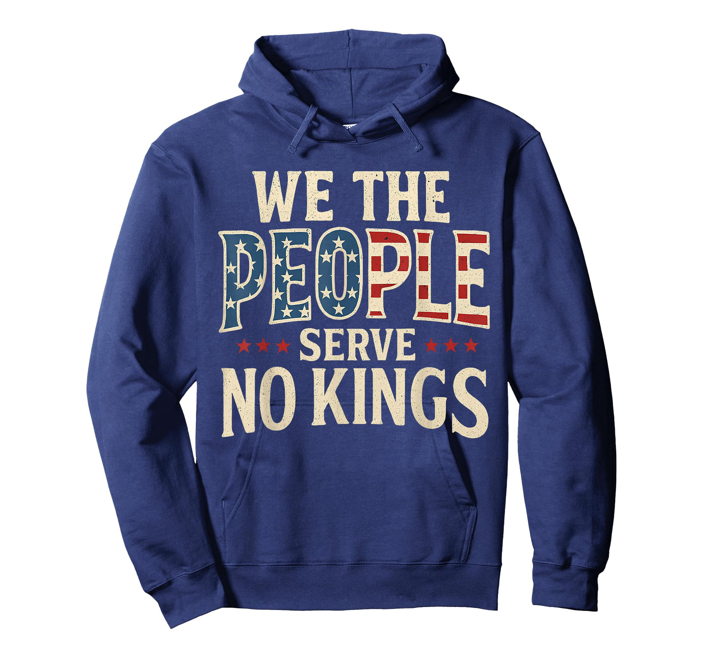 No Kings Retro Patriotic Men Women T-Shirt