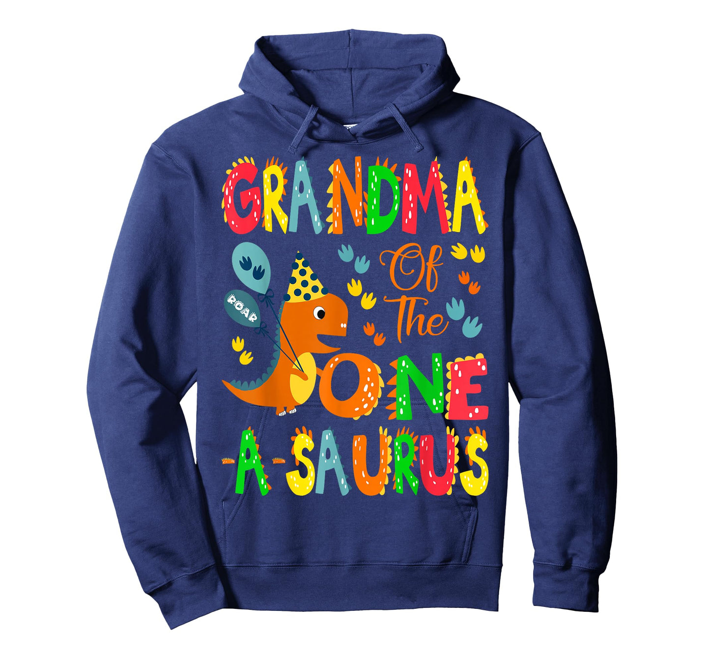 Grandma of The One-A-Saurus 1st Birthday Boy Dinosaur Lover T-Shirt