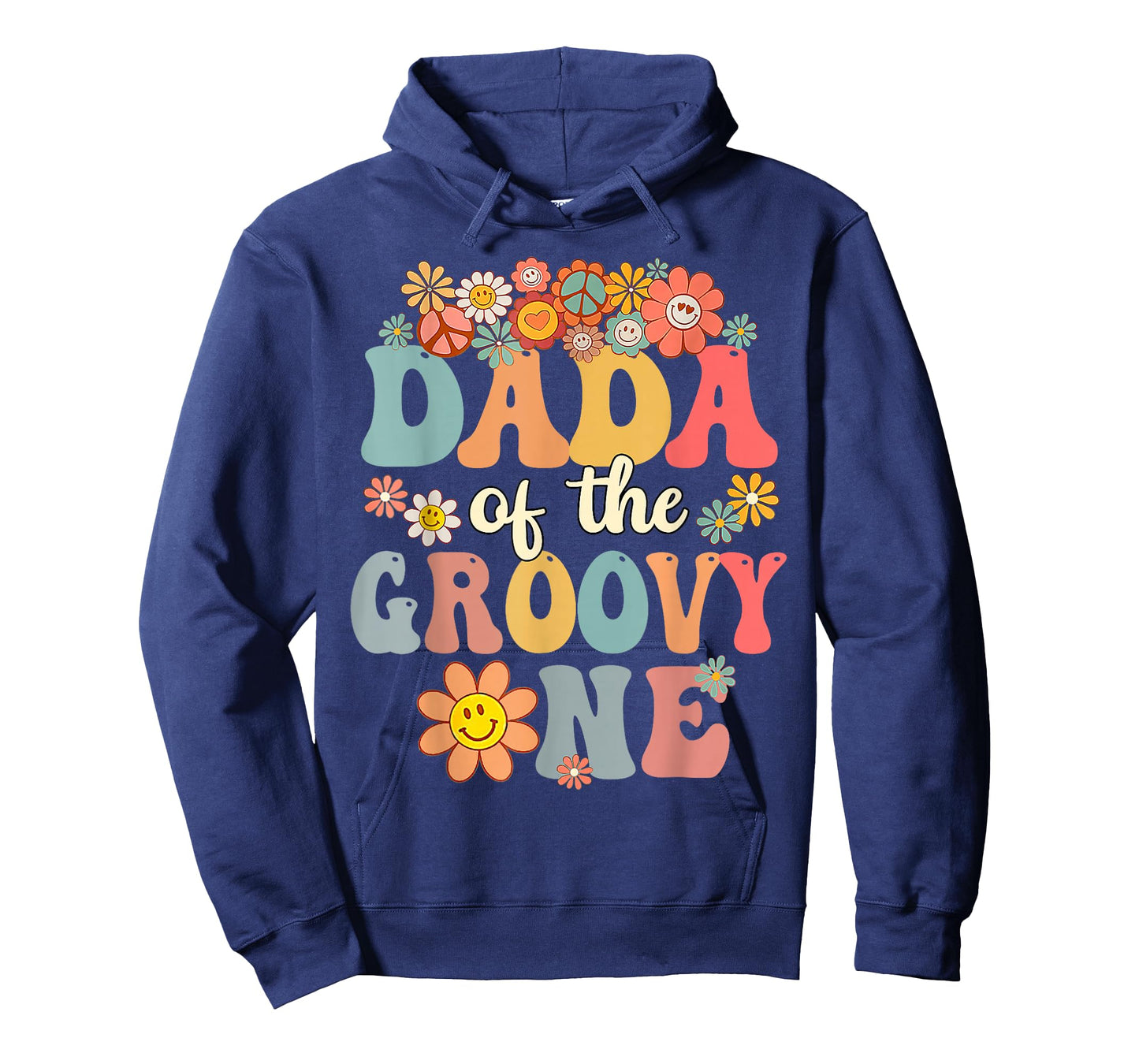 Retro Dada of Groovy One Matching Family 1st Birthday Party T-Shirt