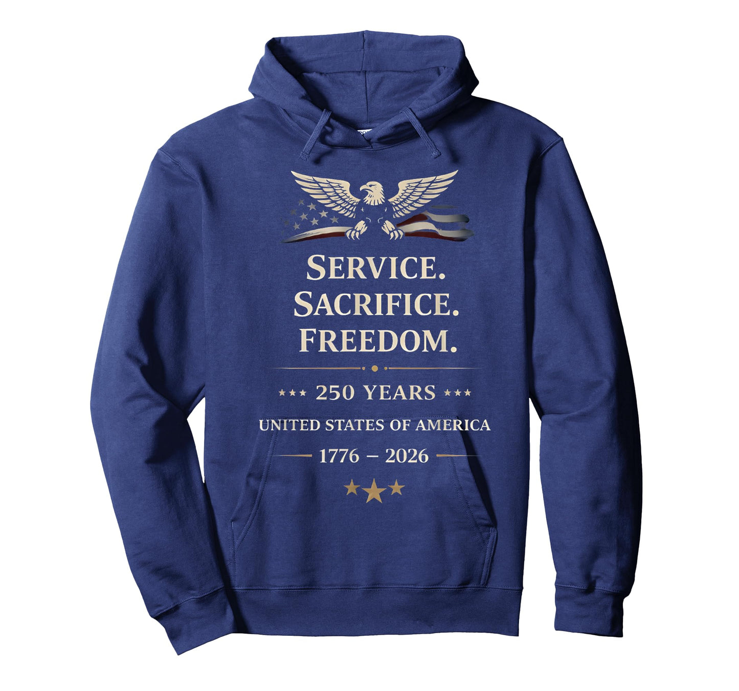 USA 250th Anniversary Veterans Military 4th of July T-Shirt