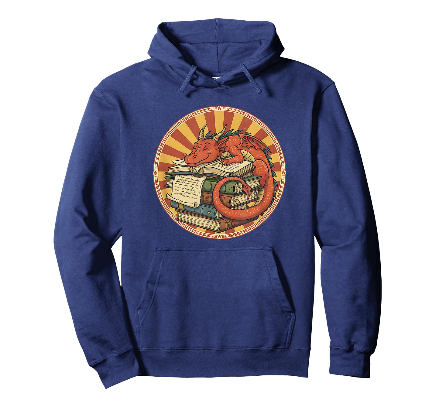 Book Lover Dragon Bookworm Reading Librarian T-Shirt