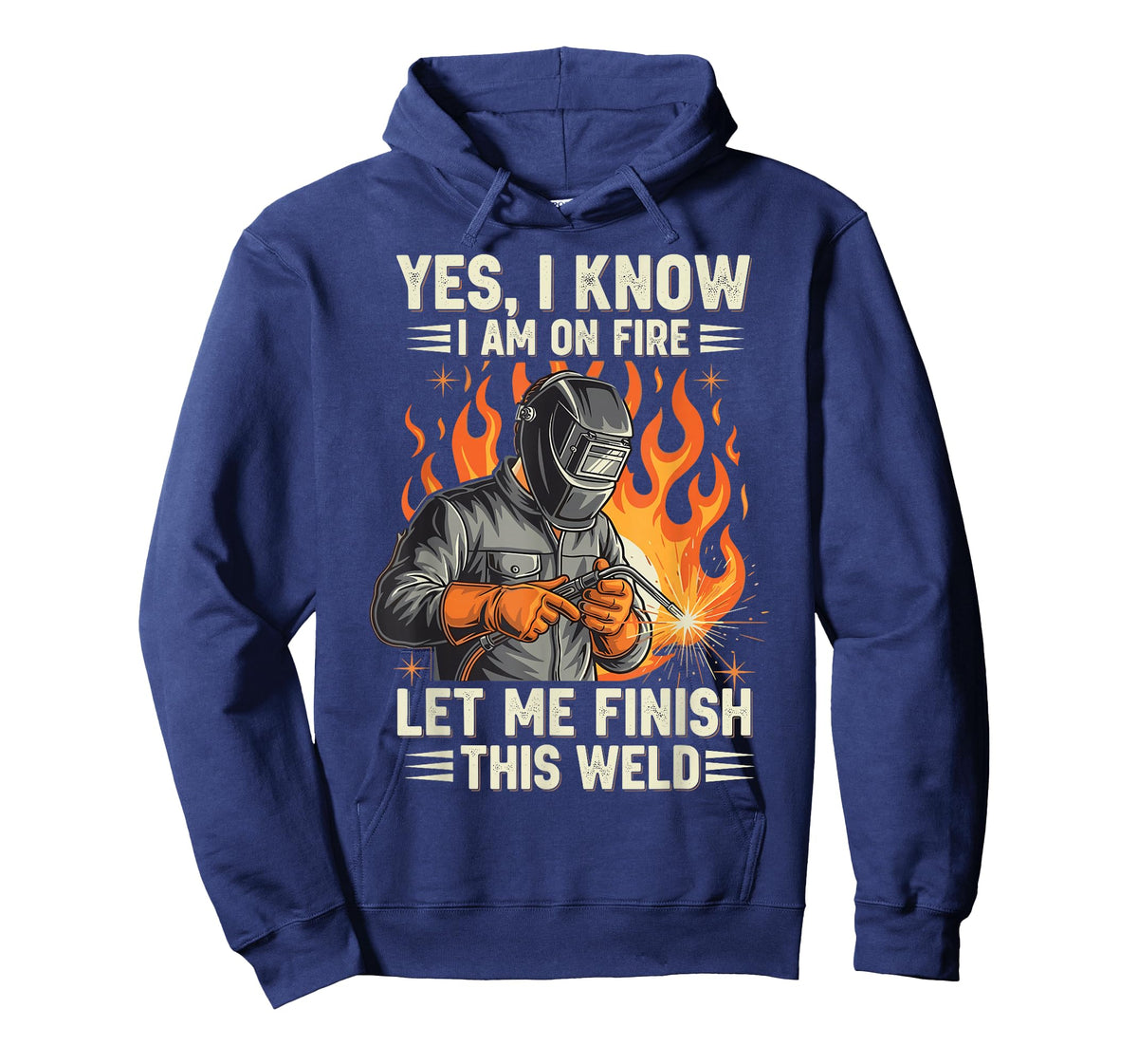 Funny Welder Welding Yes I Know I Am On Fire T-Shirt