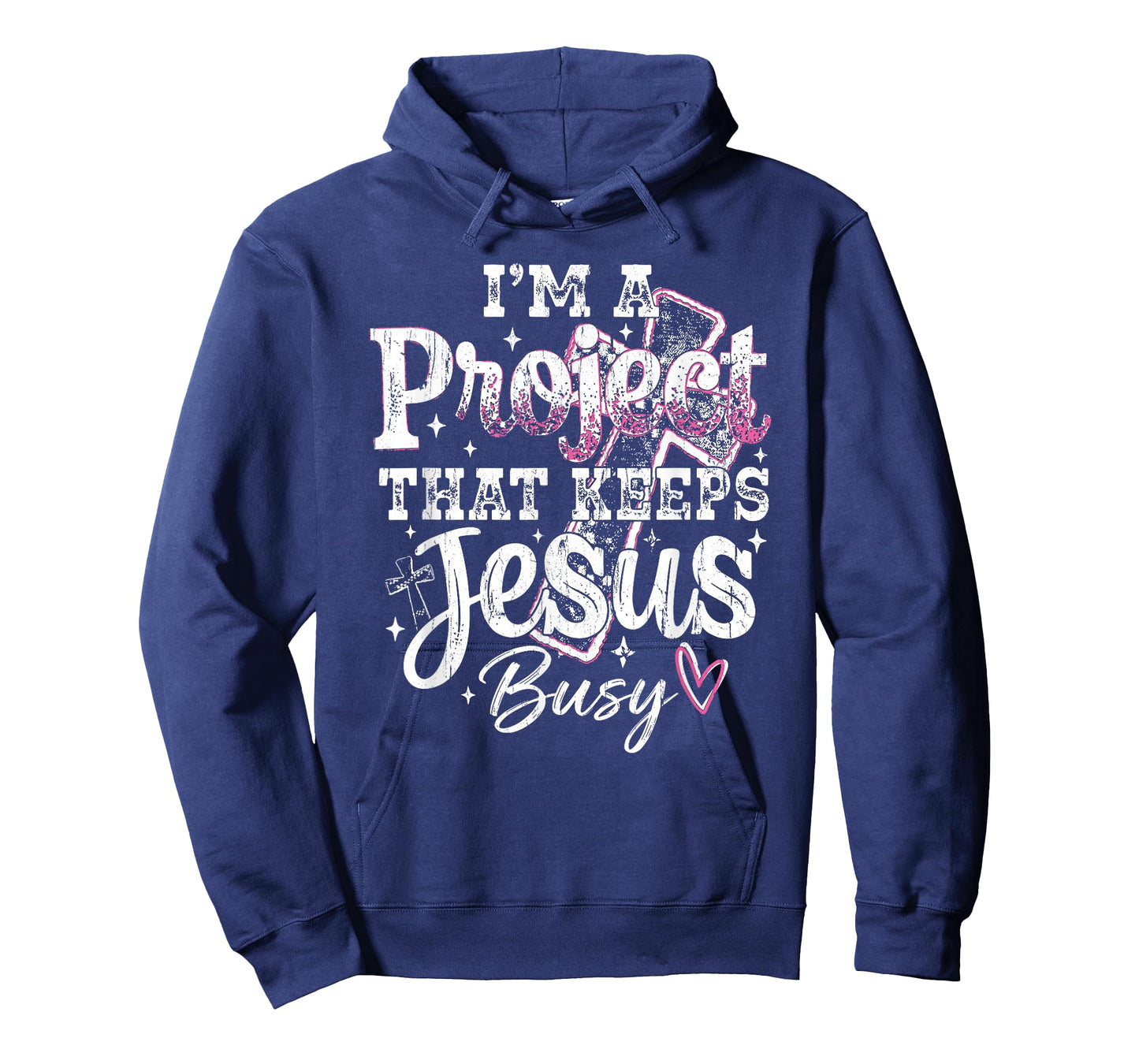 I'm A Project that Keeps Jesus Busy, Funny Christian T-Shirt