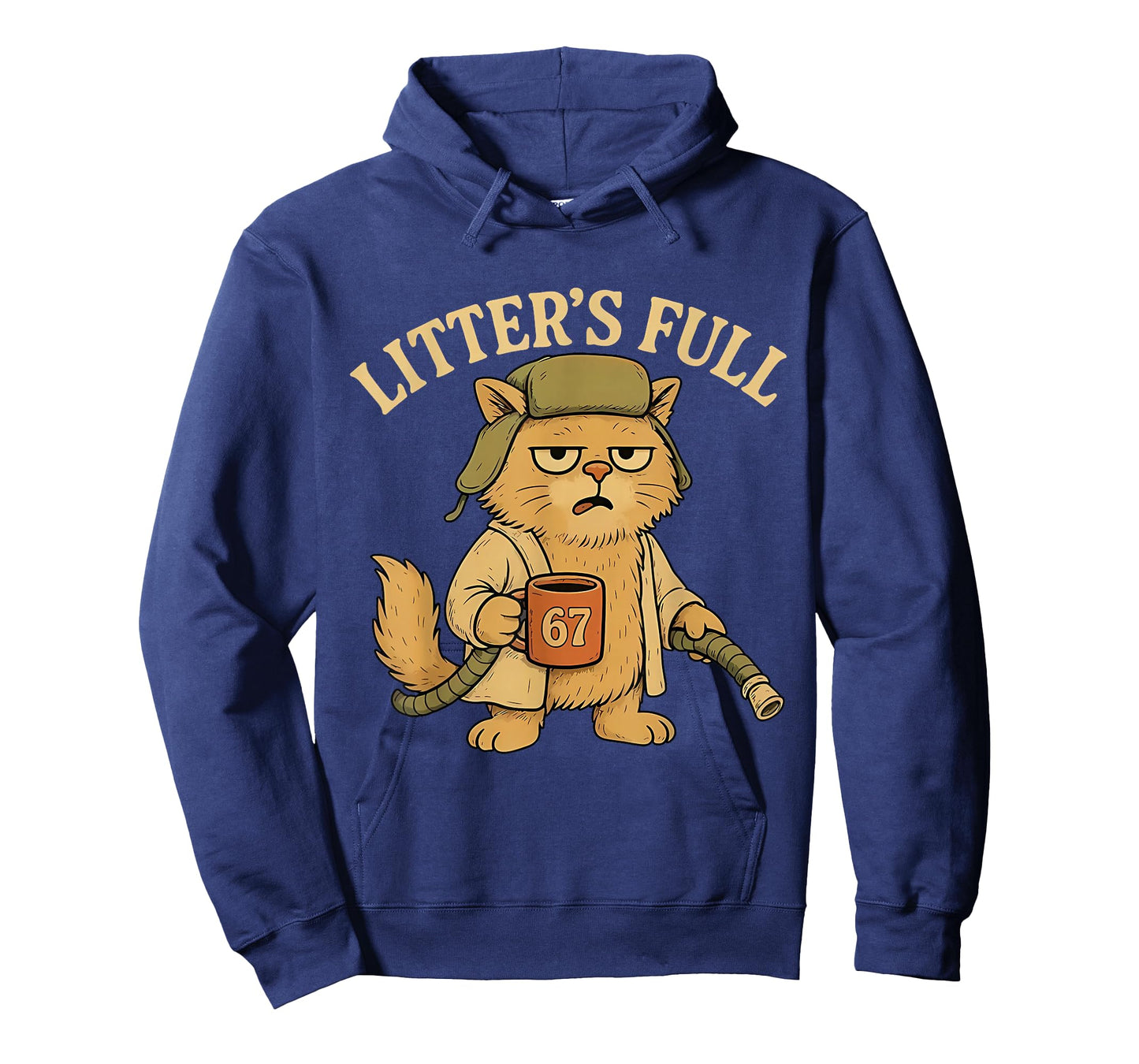 Vintage Litter’s Full Cat Parody Tees Six Seven 67 Meme T-Shirt