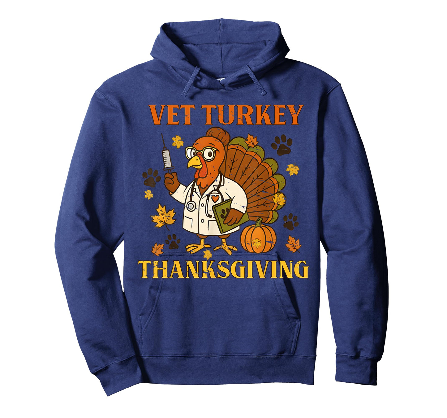 Funny Vet Turkey Thanksgiving Veterinary Tech Turkey Day Tee T-Shirt