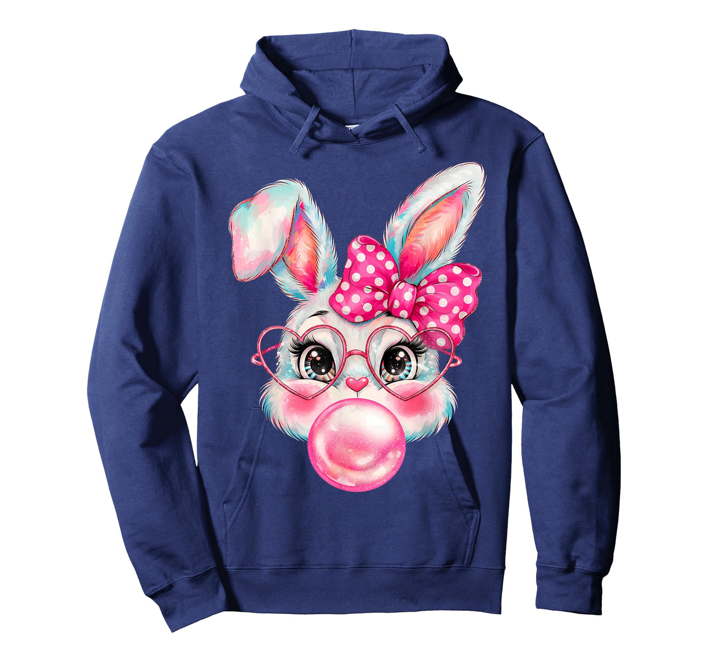 Girls Easter Cute Bunny Face Coquette Easter Kids Girl Women T-Shirt