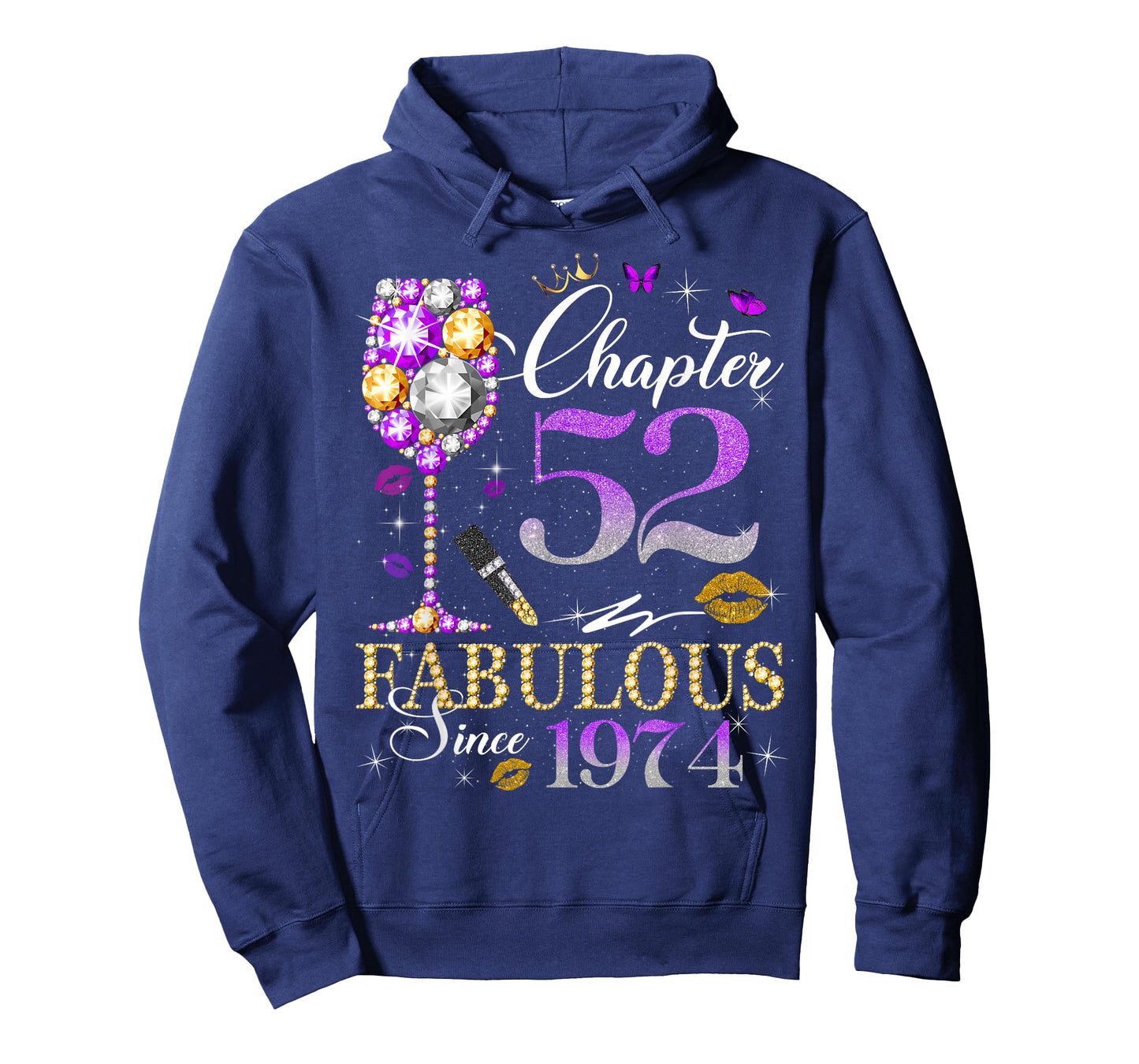 Chapter 52 Fabulous Since 1974 52nd Birthday Women Girls T-Shirt