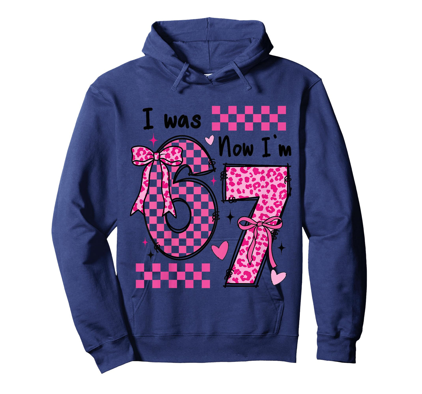 7th Birthday Girl Outfit I was 6 Now Im 7 Year Old Seven T-Shirt