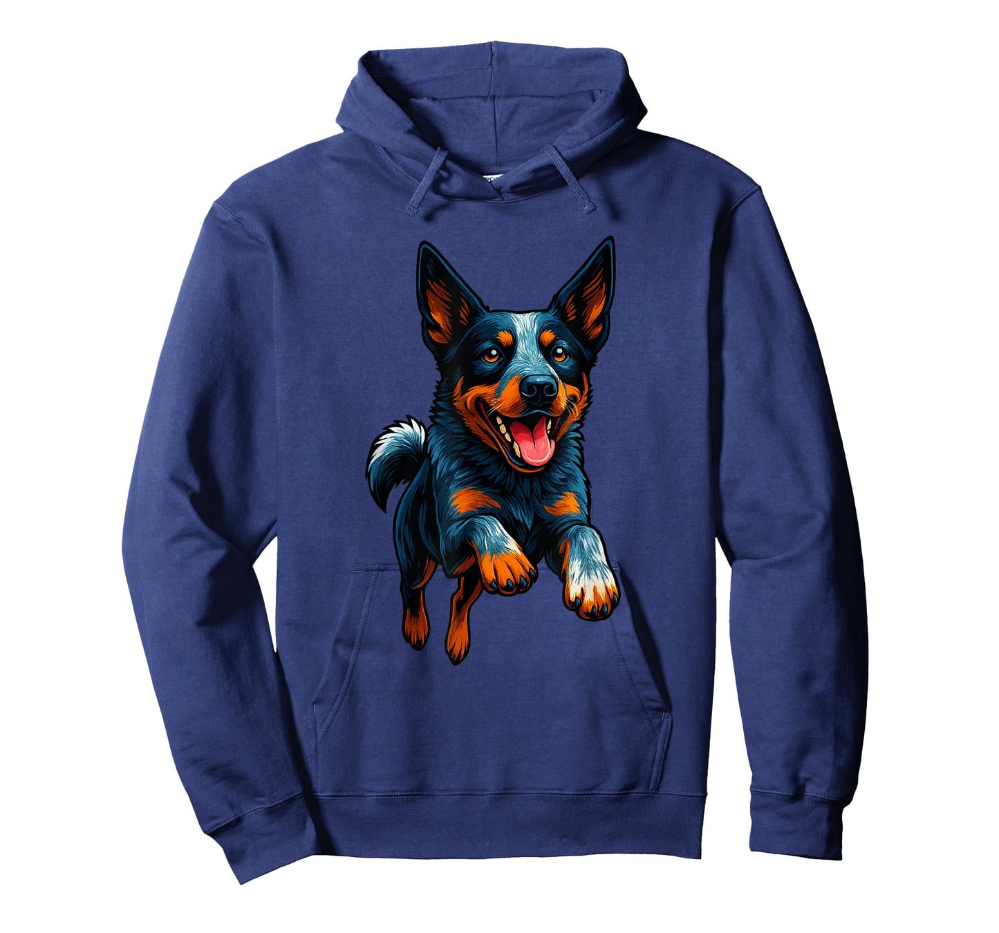 Funny Blue Heeler Dog Jumping Design Blue Heeler Lovers T-Shirt