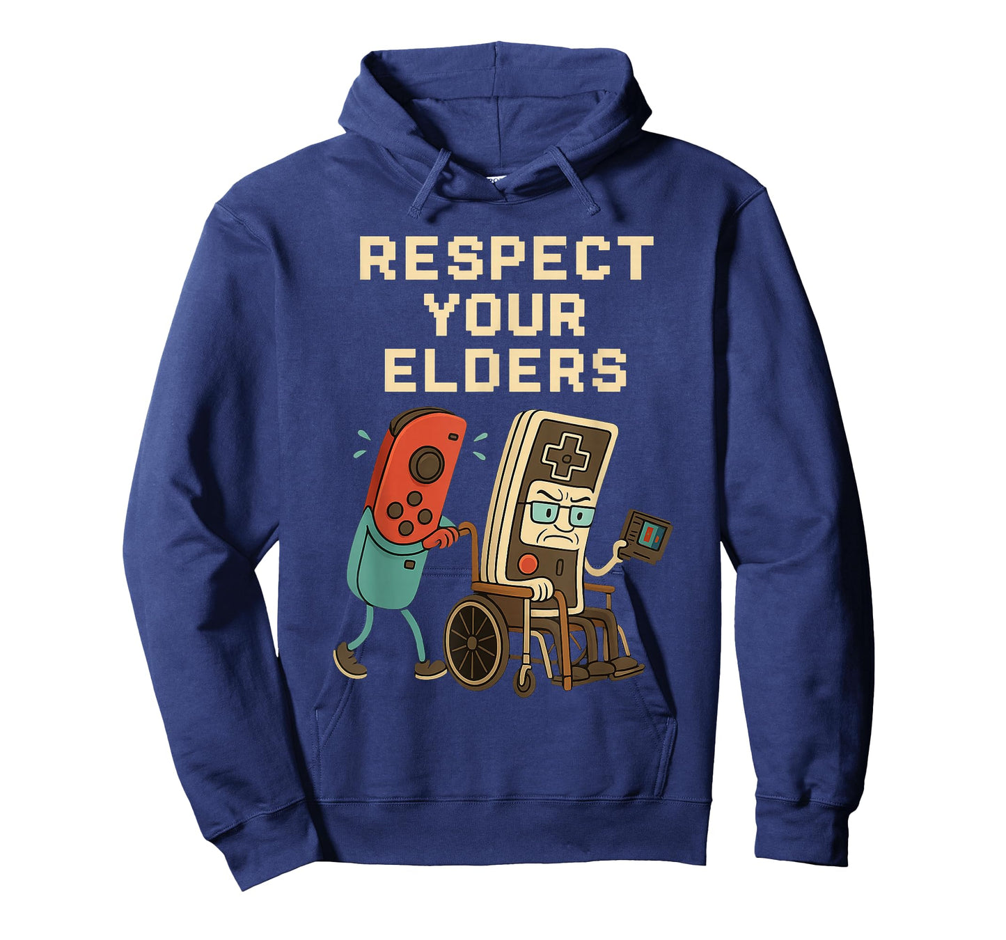 Respect Your Elders Retro Gaming Funny Gamer Controller 80s T-Shirt