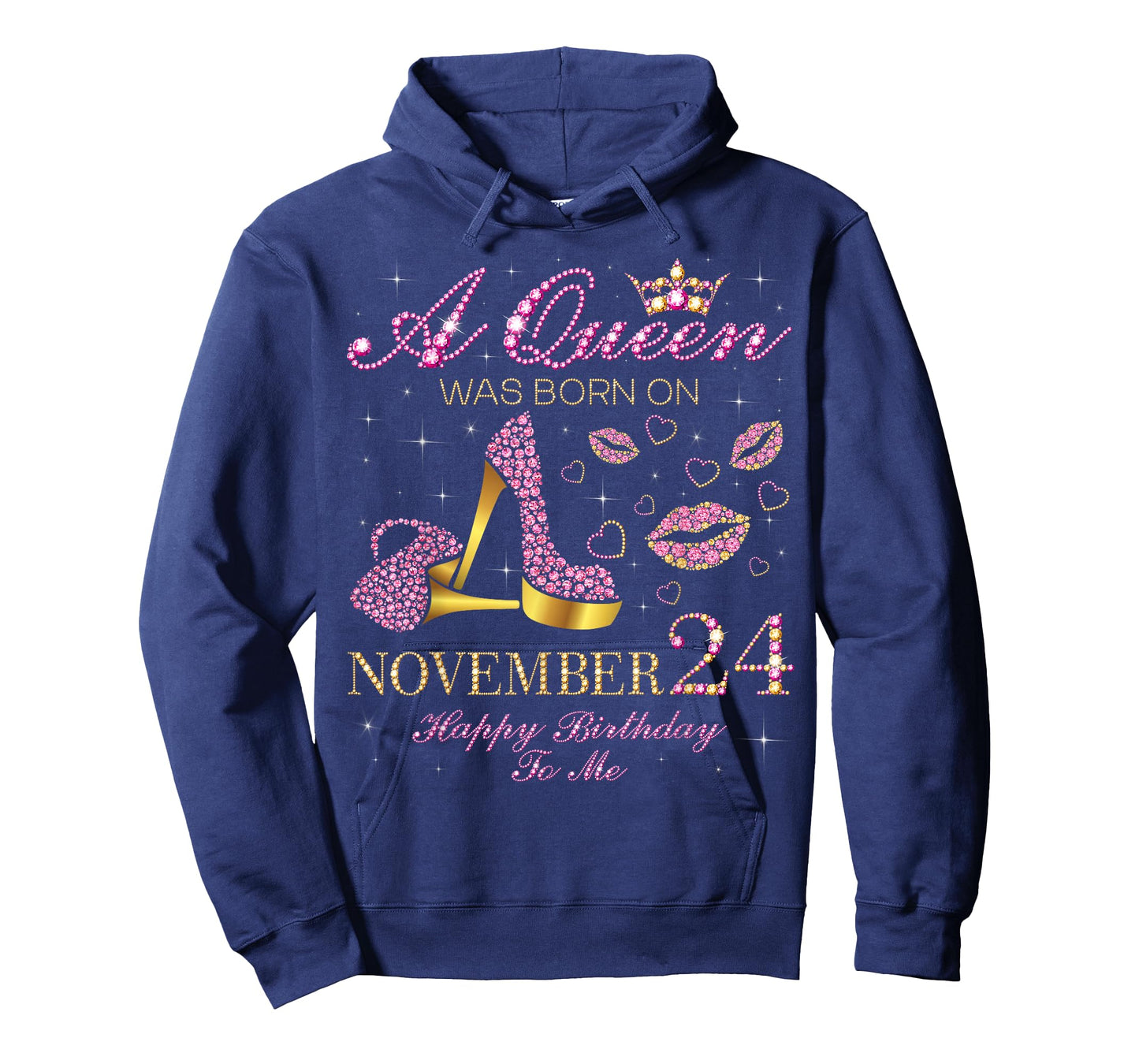A Queen was Born on November 24 Happy Birthday to Me T-Shirt